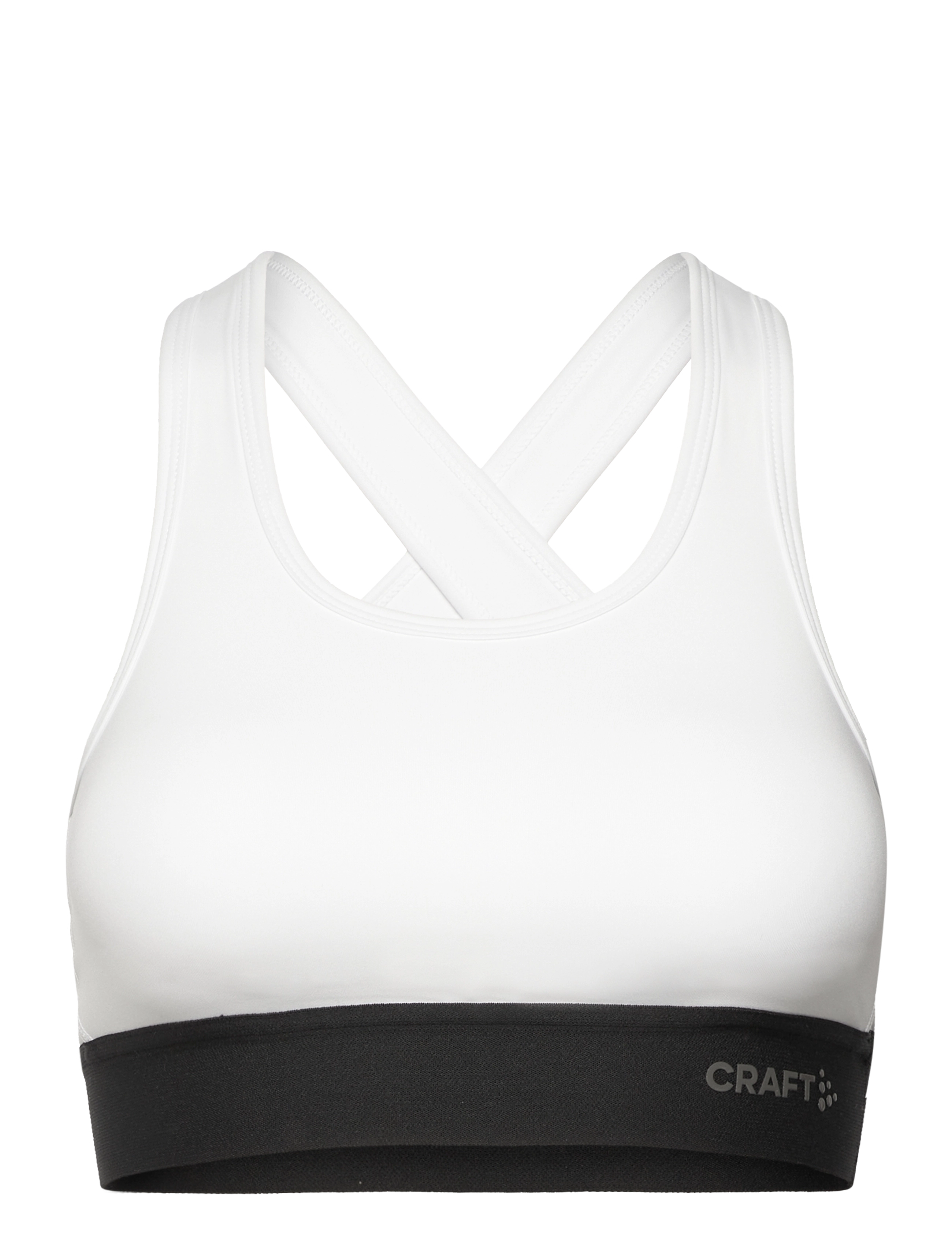 Craft Training Bra Padded W, Kvinder, Polstret Criss Cross Sports BH, Hvid, Str: L