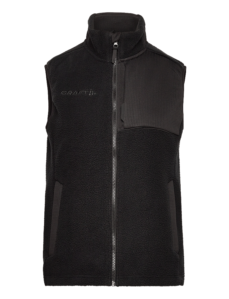 Craft - ADV EXPLORE PILE FLEECE VEST W - ytterkläder - black - 1