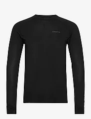 Craft - Adv Cool Intensity LS Tee M - langarmshirts - black - 0