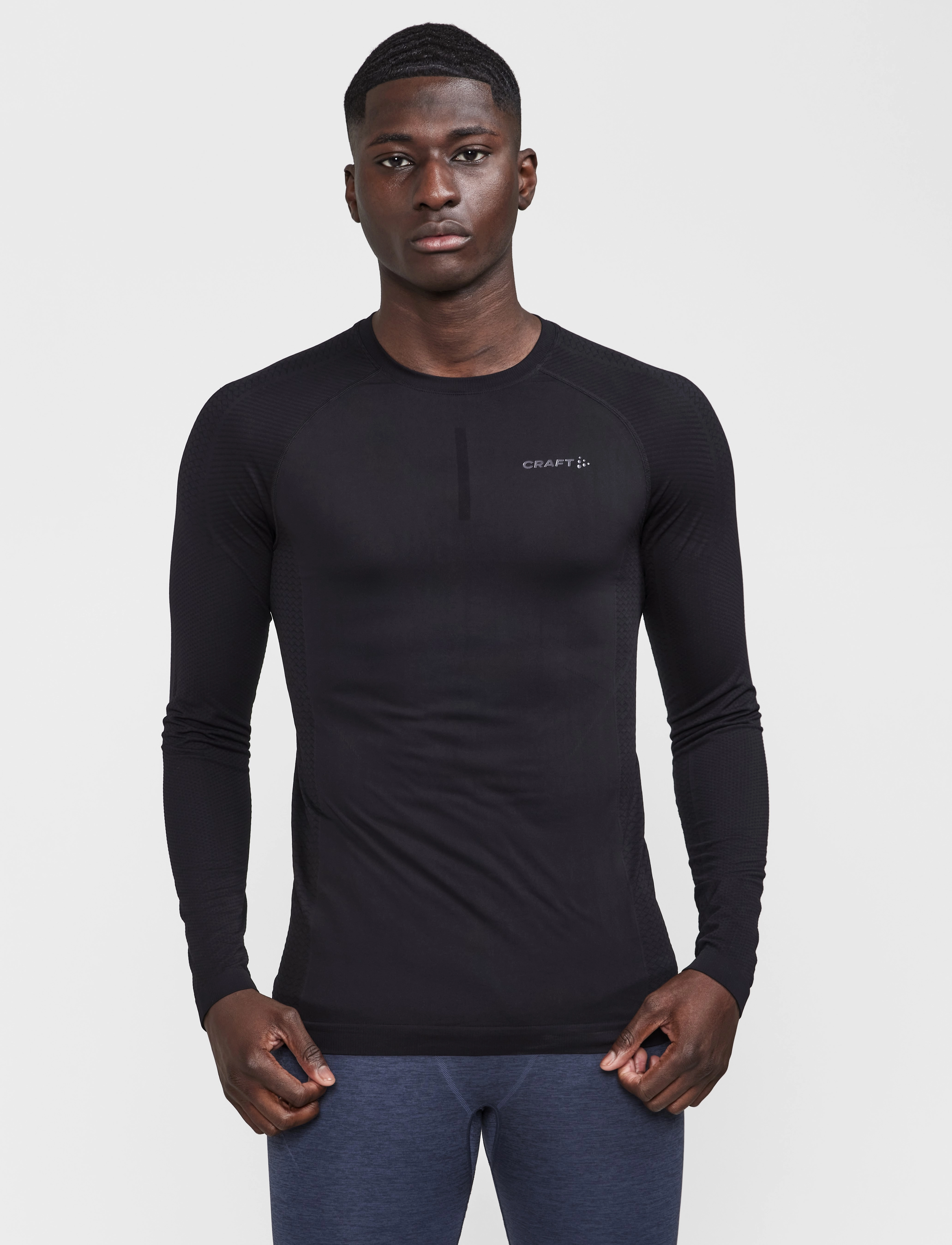 Craft Active Cool Intensity Ls M, T-shirts, Schwarz - Long-sleeved, Männerswear