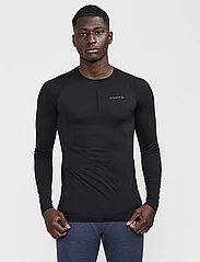 Craft - Adv Cool Intensity LS Tee M - långärmade tröjor - black - 2
