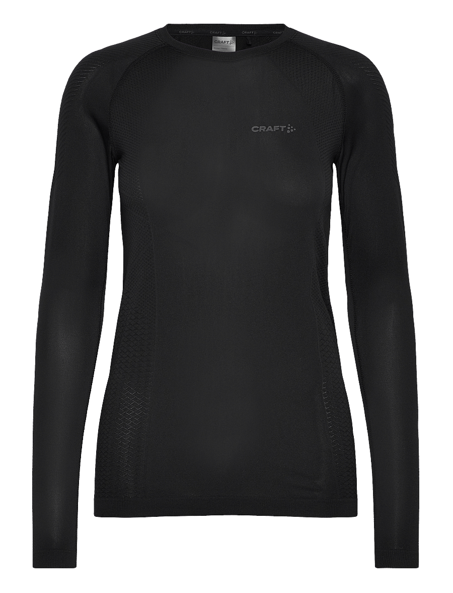 Craft - Adv Cool Intensity Ls W - langærmede t-shirts - black - 1