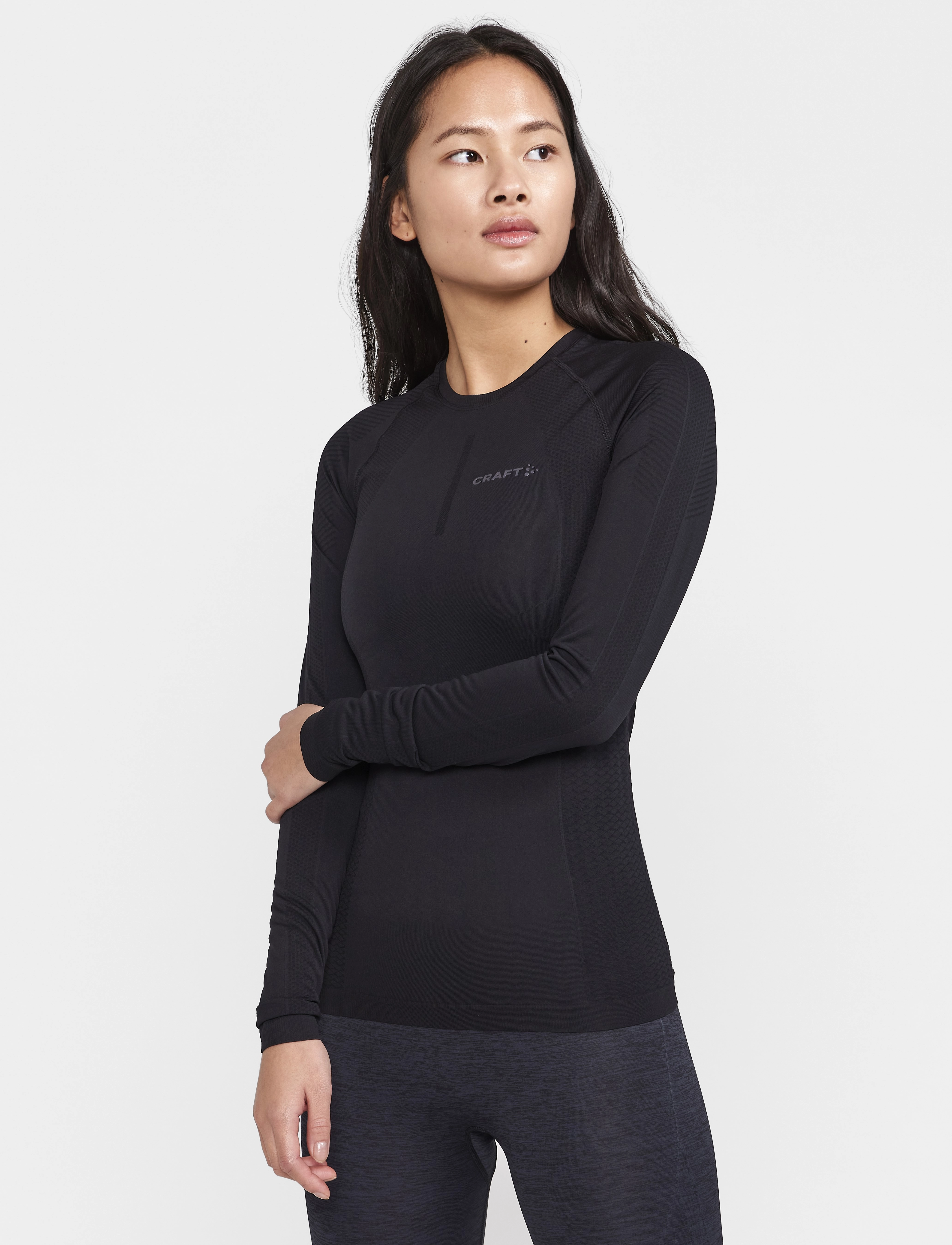 Craft Adv Cool Intensity Ls W, L, T-shirts & Oberteile, Schwarz - Long-sleeved, Frauen