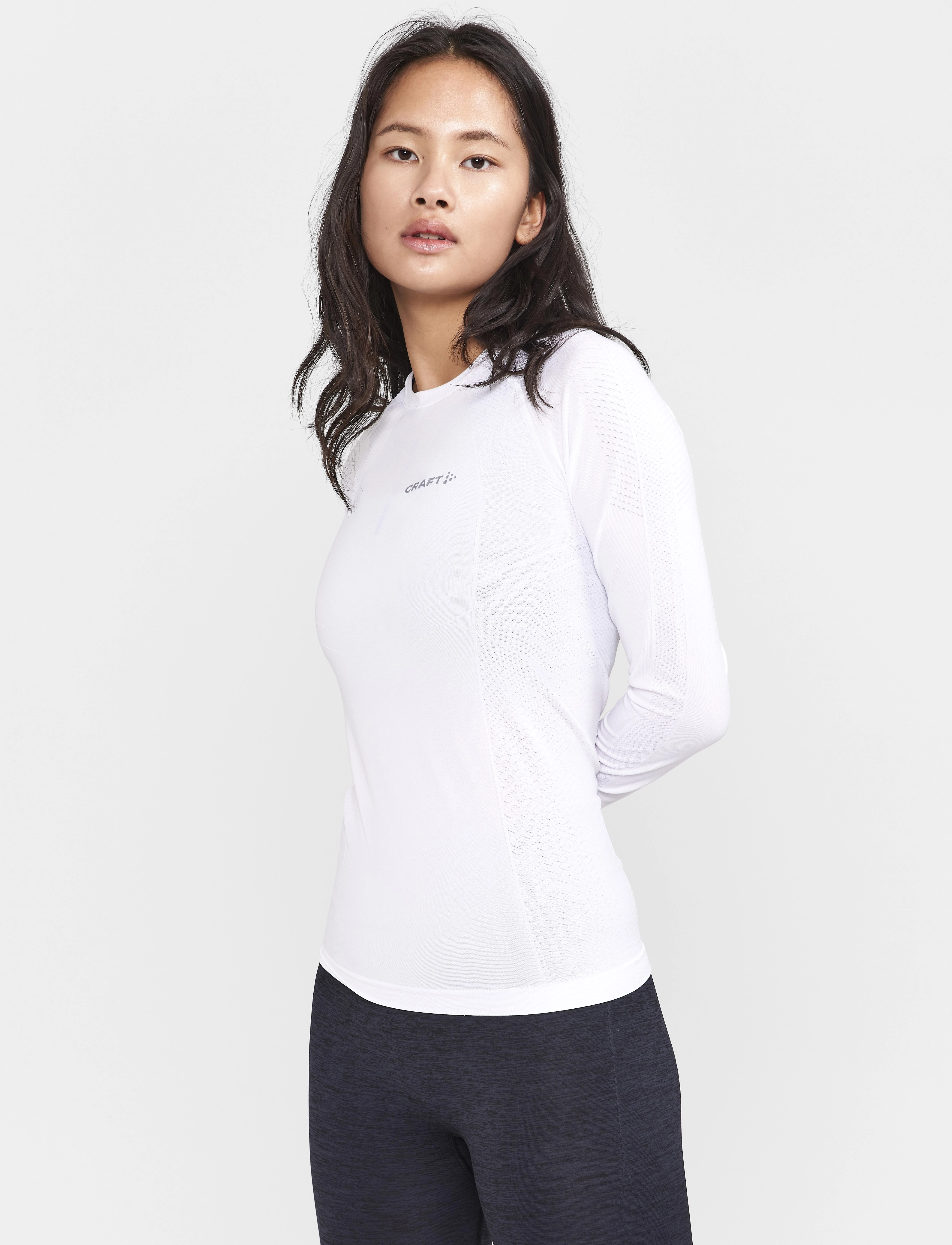 Craft Adv Cool Intensity Ls W, L, T-shirts & Oberteile, Weiß - Long-sleeved, Frauen