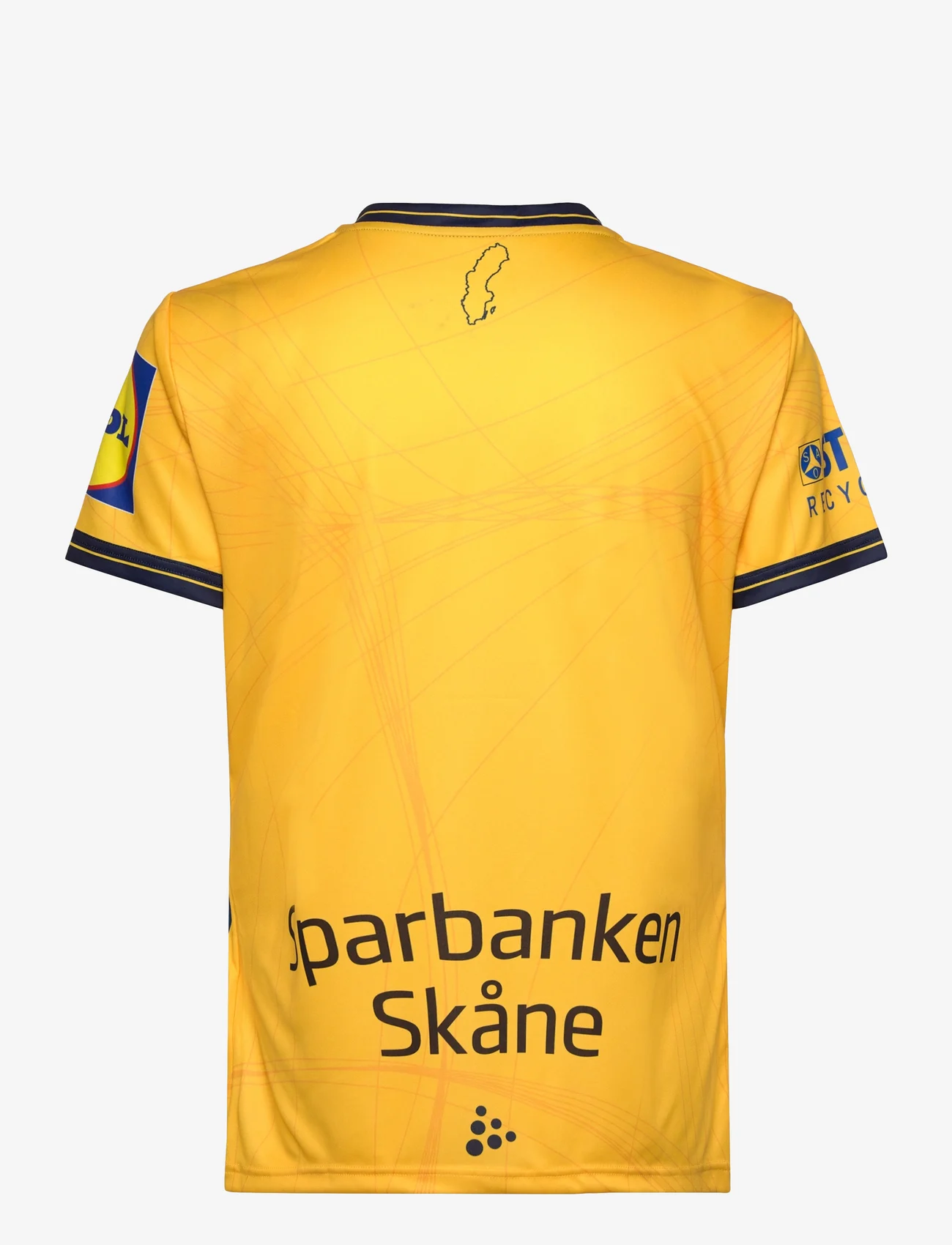 Craft - Sweden Handball Replica Tee W - sportinės palaidinukės - sweden yellow - 1