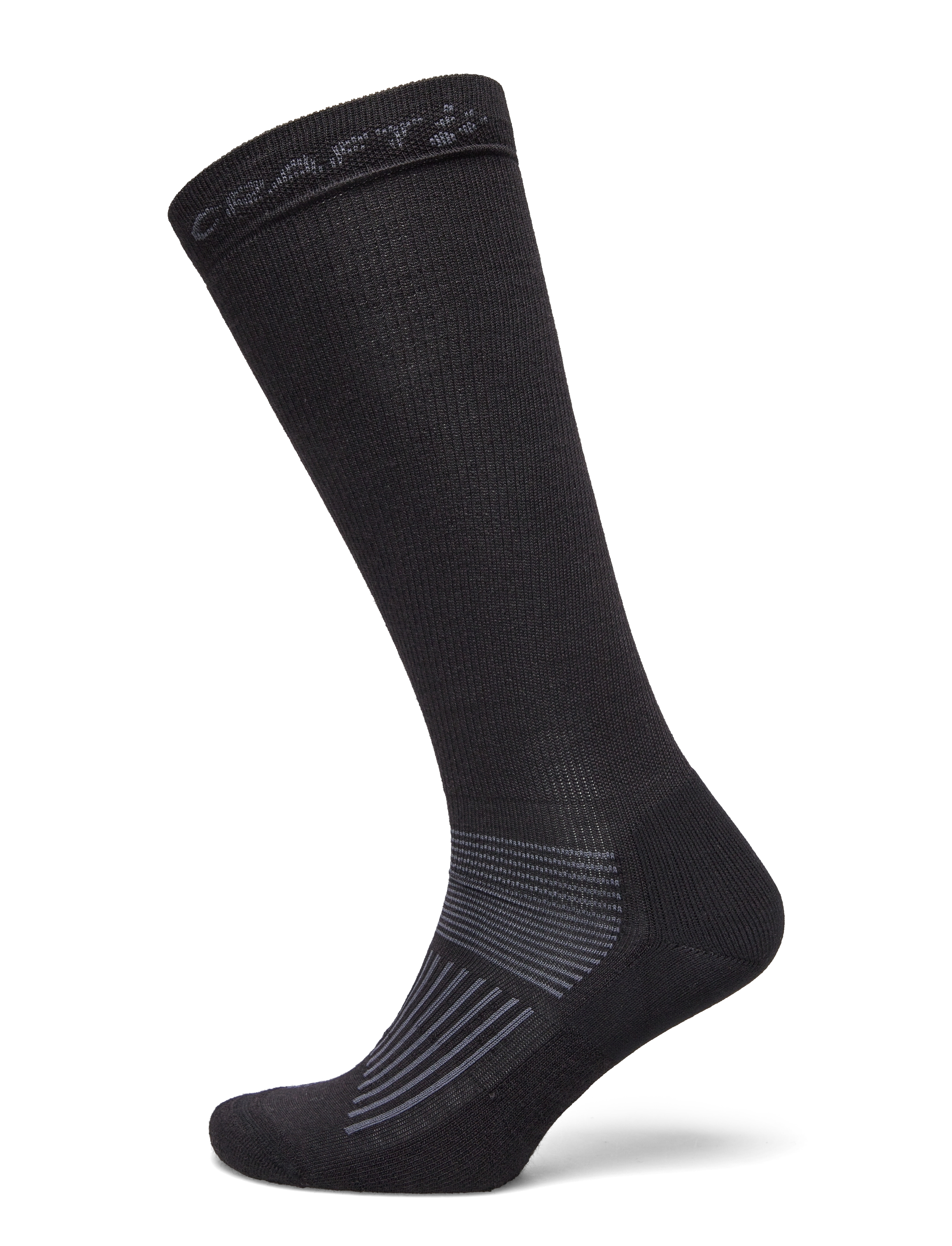 ADV WOOL COMPRESSION SOCK - BLACK