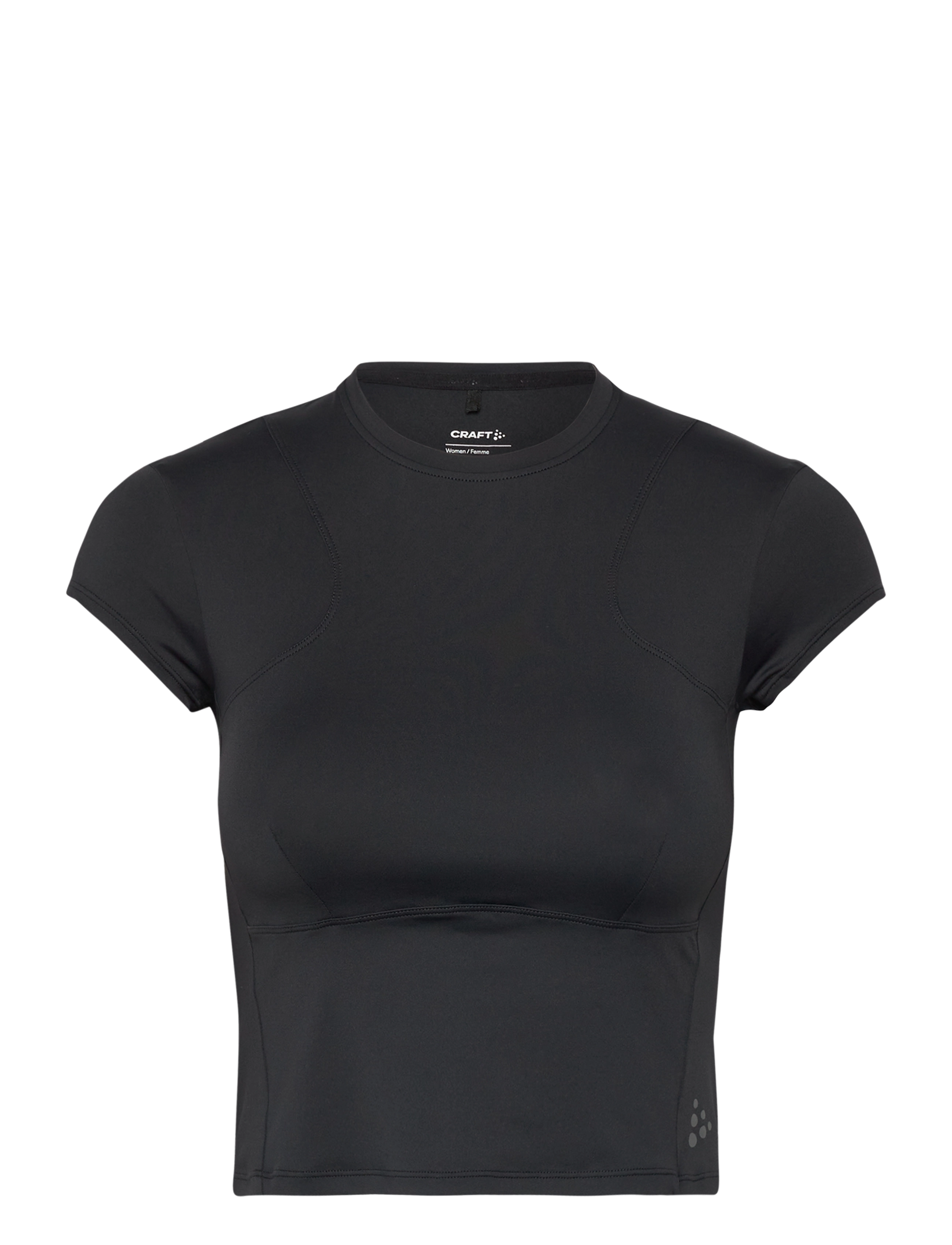 CRAFT Adv Tone Cropped Tee W Schwarz - XL - Damen