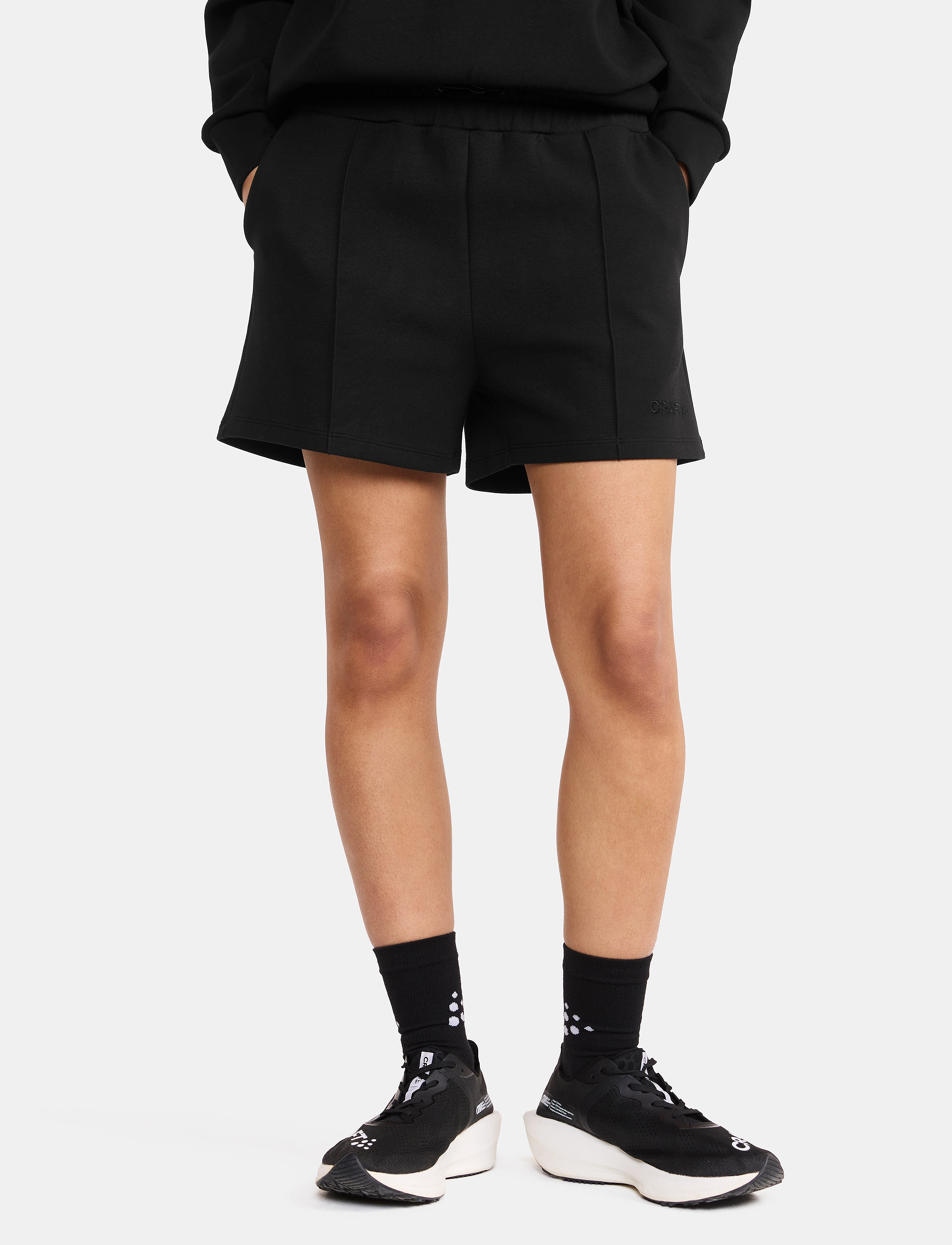 Craft Adv Join Sweat Shorts W, XL, Black, Sport Shorts > Sport Sweat Shorts, Dame