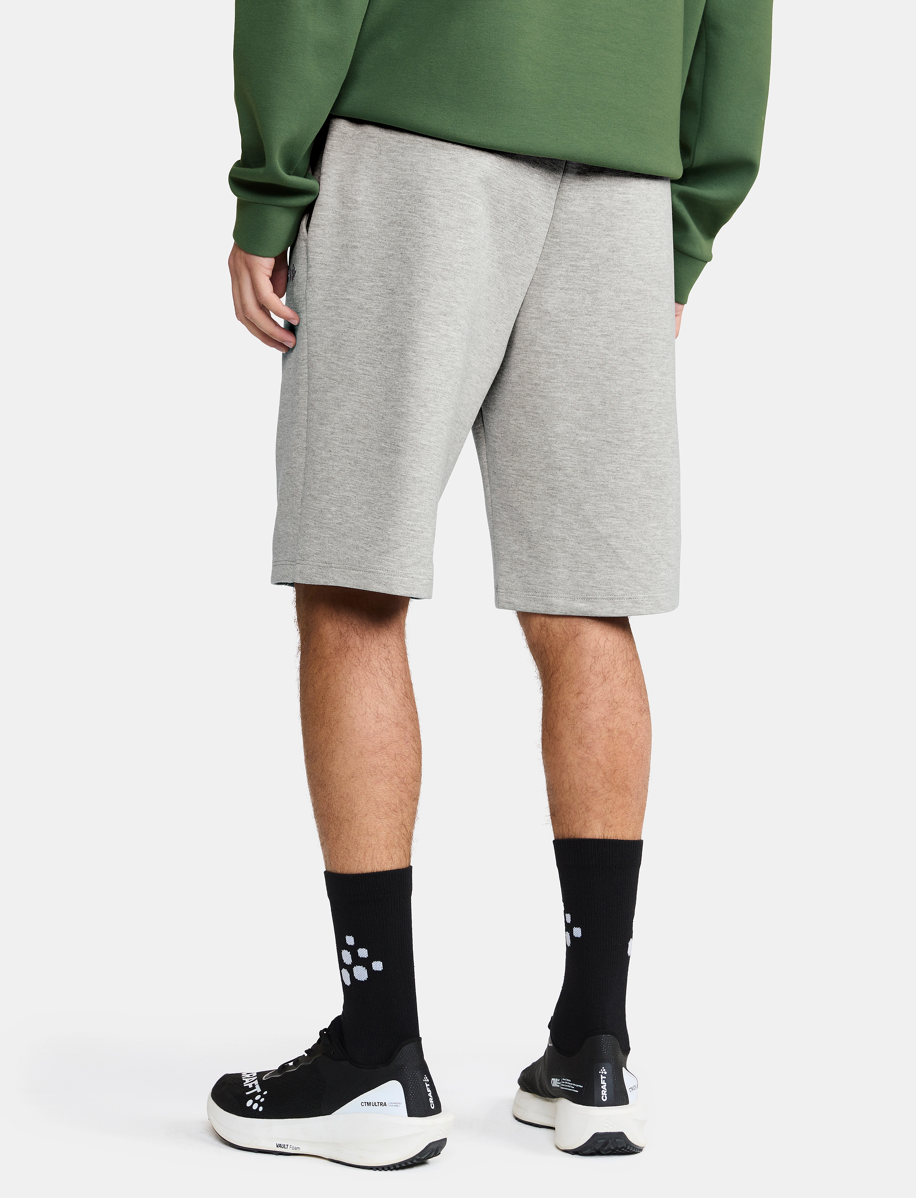 Craft - Adv Join Sweat Shorts M - grey melange - 3