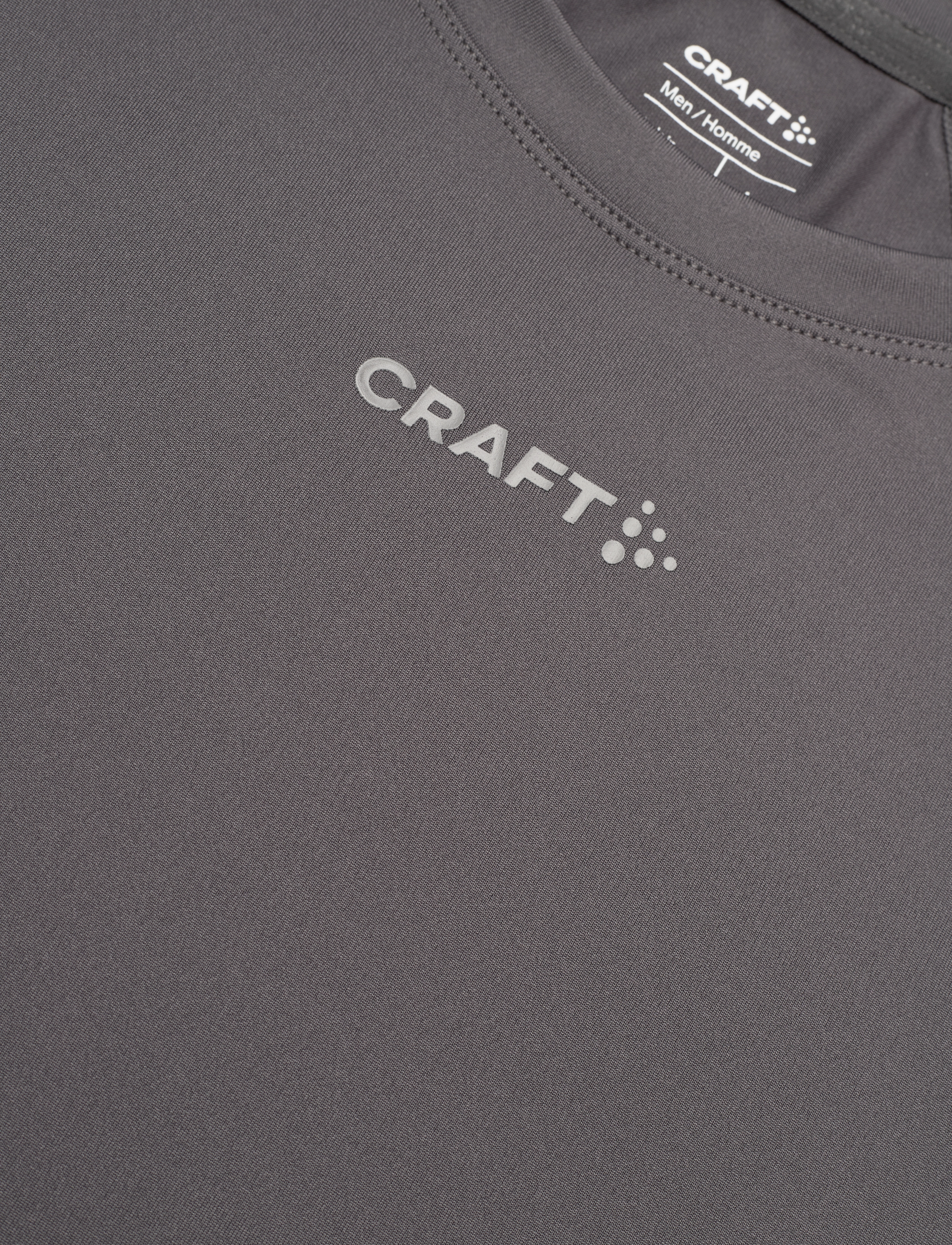 Craft - ADV ESSENCE SS TEE 2 M - t-shirts - granite - 2