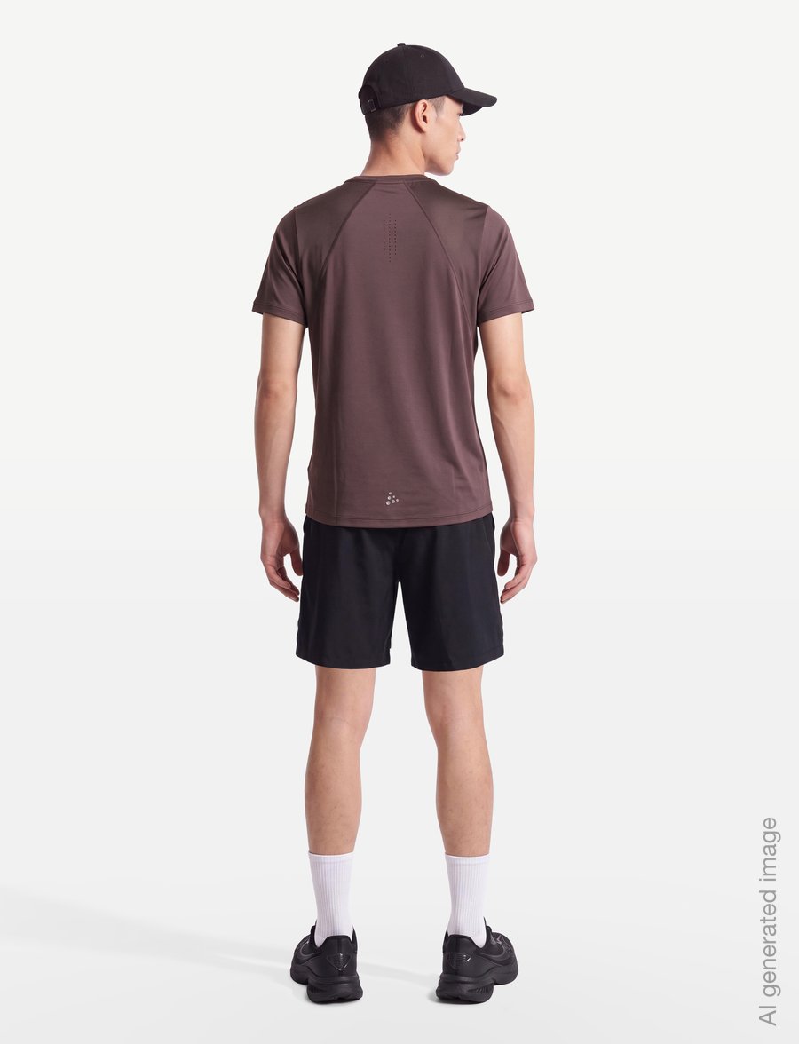 Craft - ADV ESSENCE SS TEE 2 M - t-shirts - prune - 4