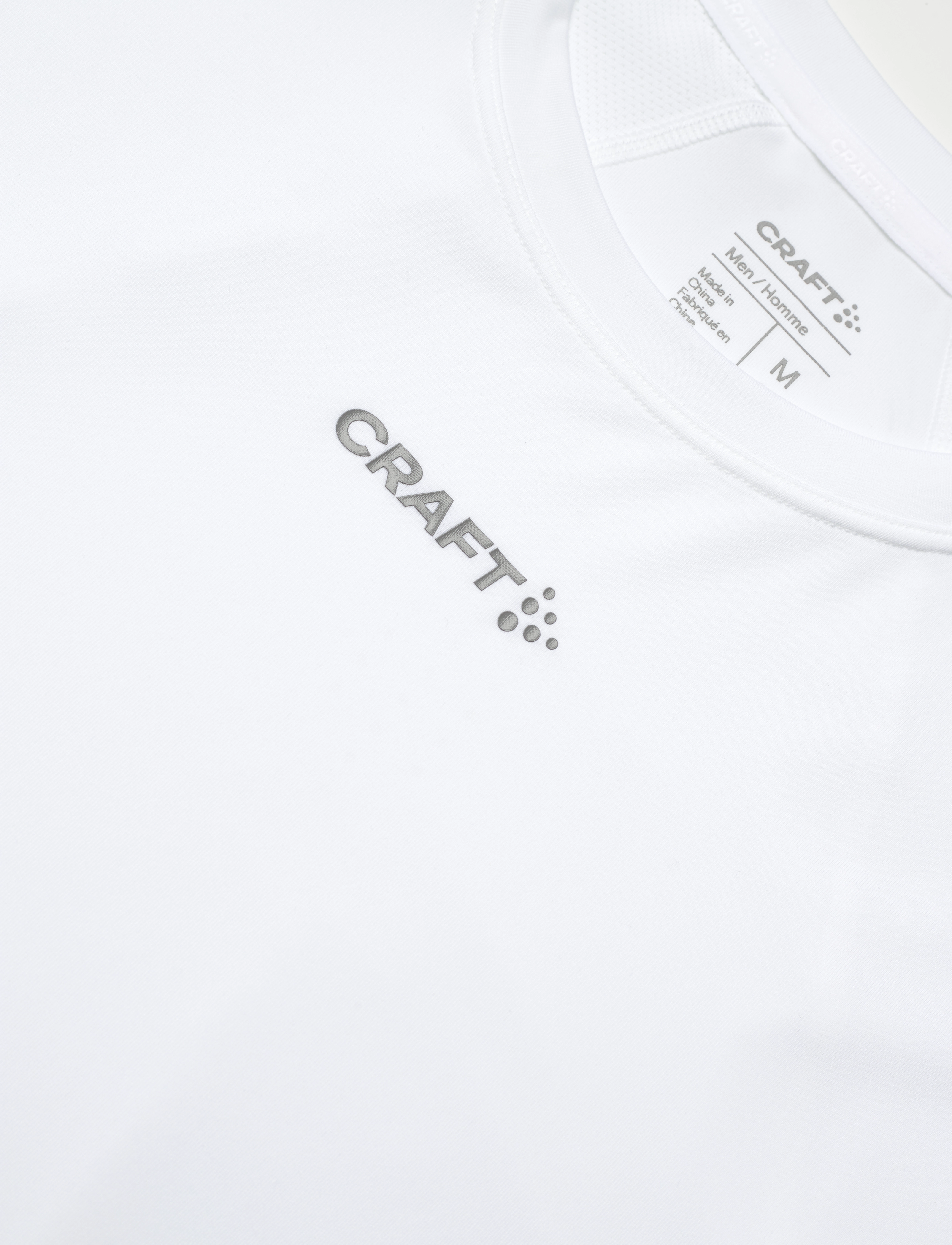 Craft - ADV ESSENCE SS TEE 2 M - t-shirts - white - 2