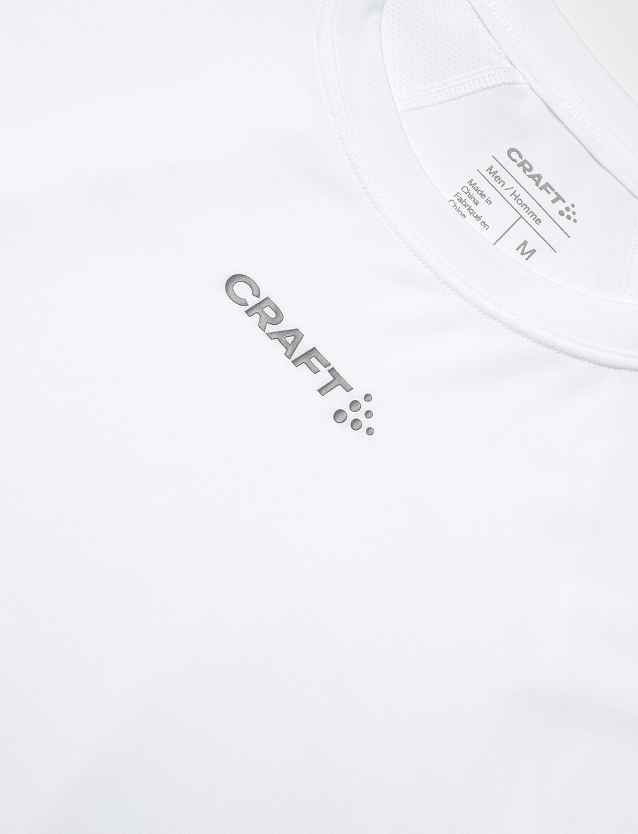 Craft - Adv Essence Ss Tee 2 M - t-shirts - white - 2