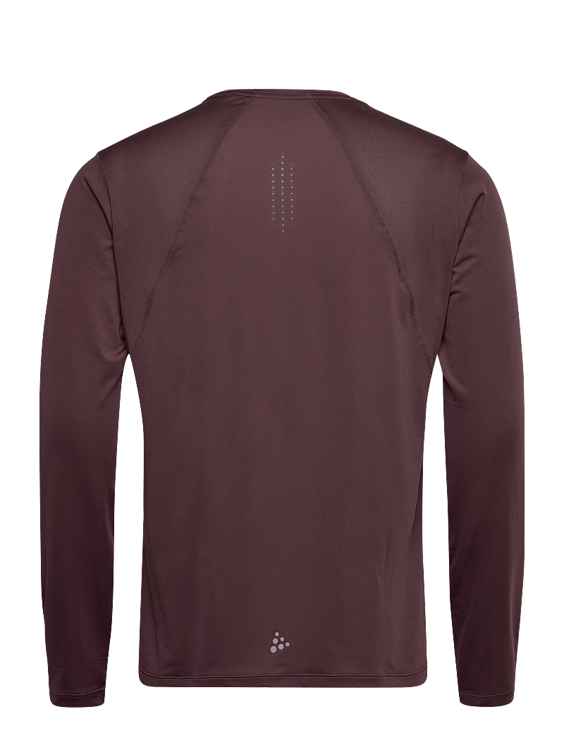 Craft - ADV ESSENCE LS TEE 2 M - långärmade tröjor - prune - 1