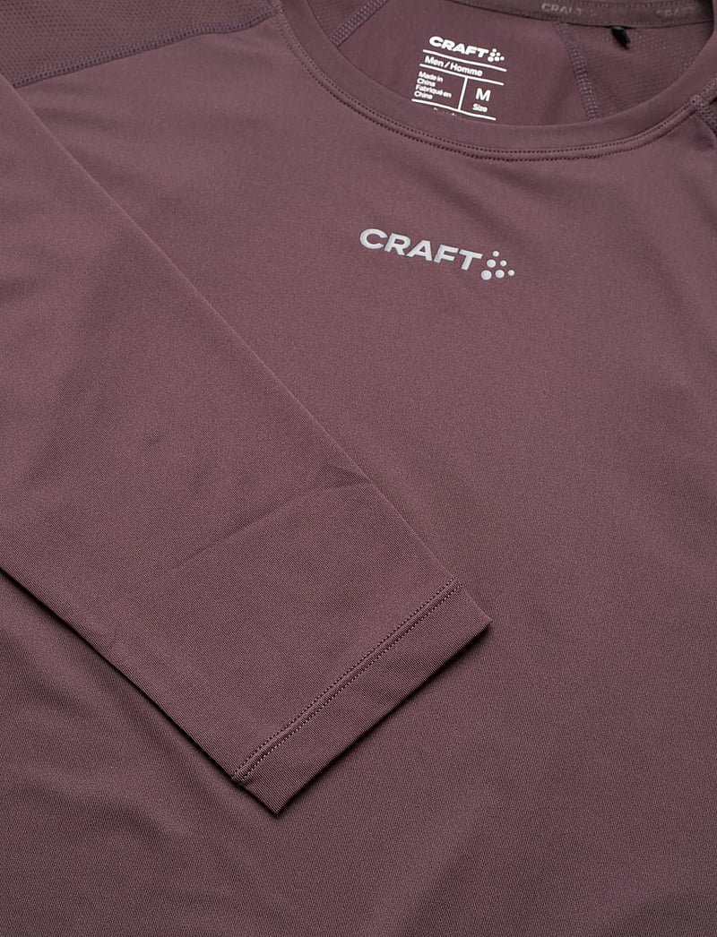 Craft - ADV ESSENCE LS TEE 2 M - långärmade tröjor - prune - 2