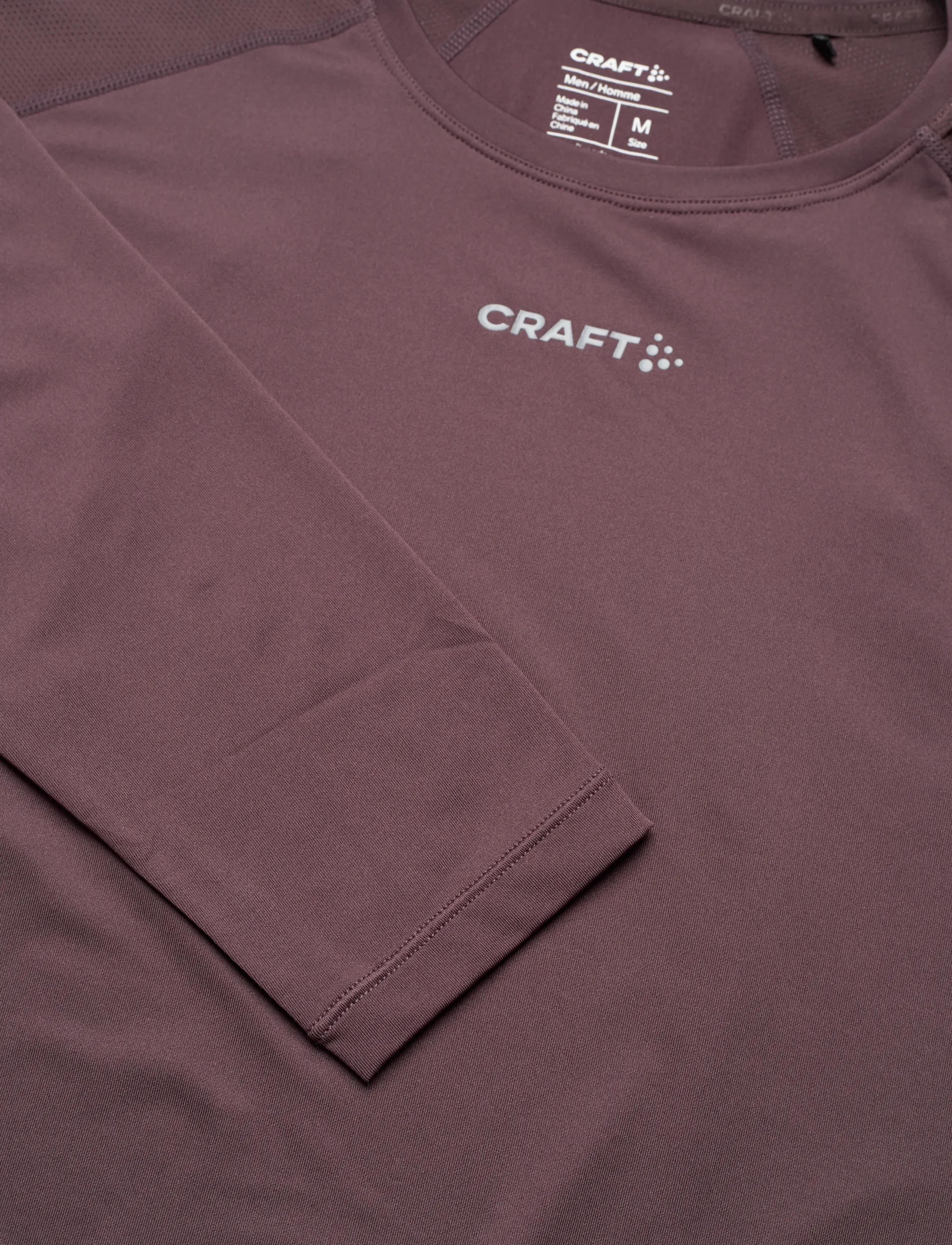 Craft - Adv Essence Ls Tee 2 M - die niedrigsten preise - prune - 2