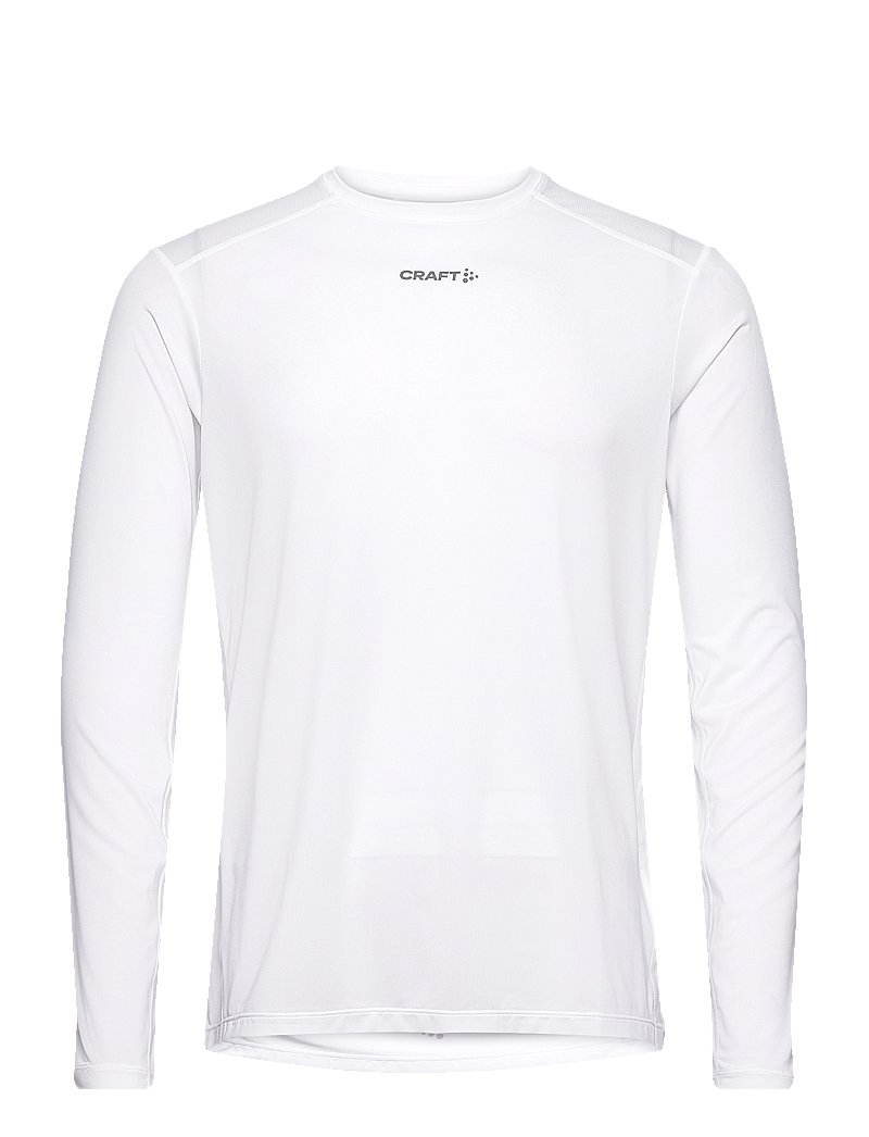 Craft - ADV ESSENCE LS TEE 2 M - långärmade tröjor - white - 0