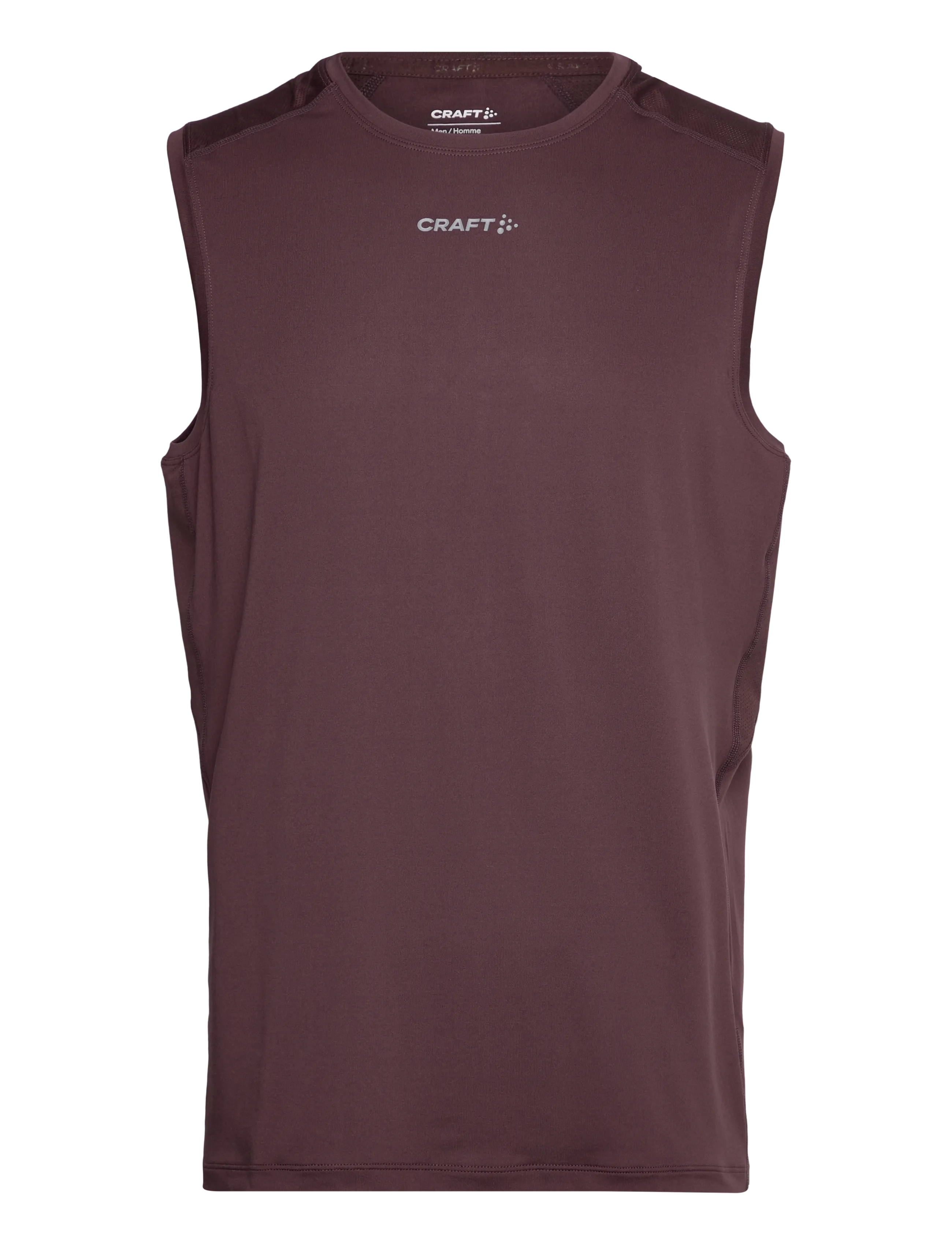 Craft Adv Essence Sl Tee 2 M - Õlapaeltega pluusid - PRUNE / burgundy