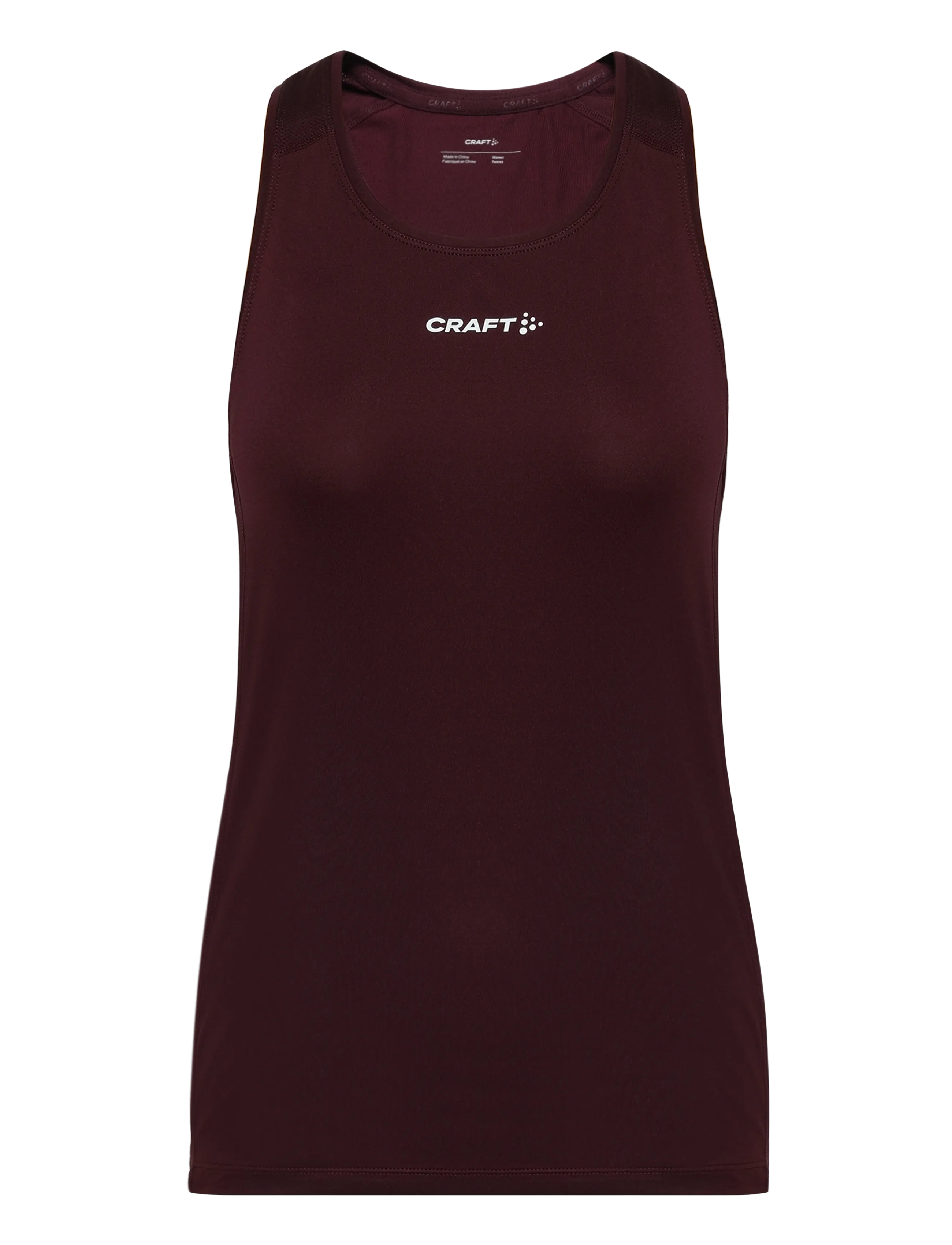 Craft ADV ESSENCE SINGLET 2 W - Alussärgid ja T-särgid - DK FIG / burgundy