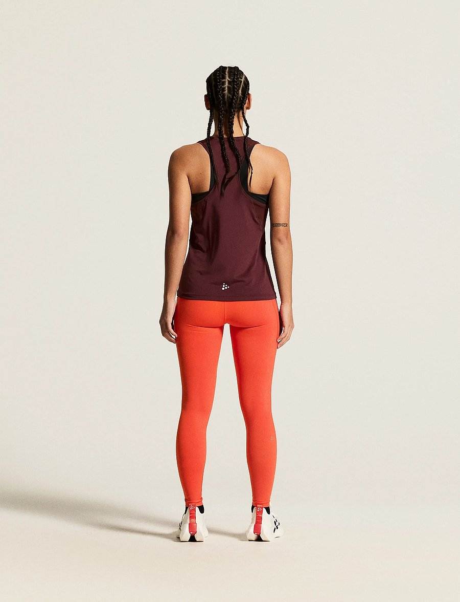 Craft - ADV ESSENCE SINGLET 2 W - tanktops - dk fig - 3