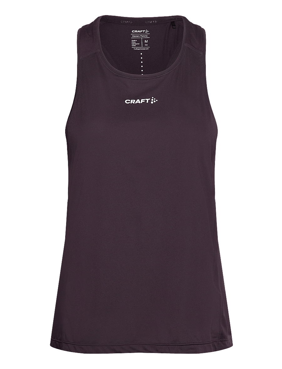 Craft - Adv Essence Singlet 2 W - tank tops - dk plum - 0