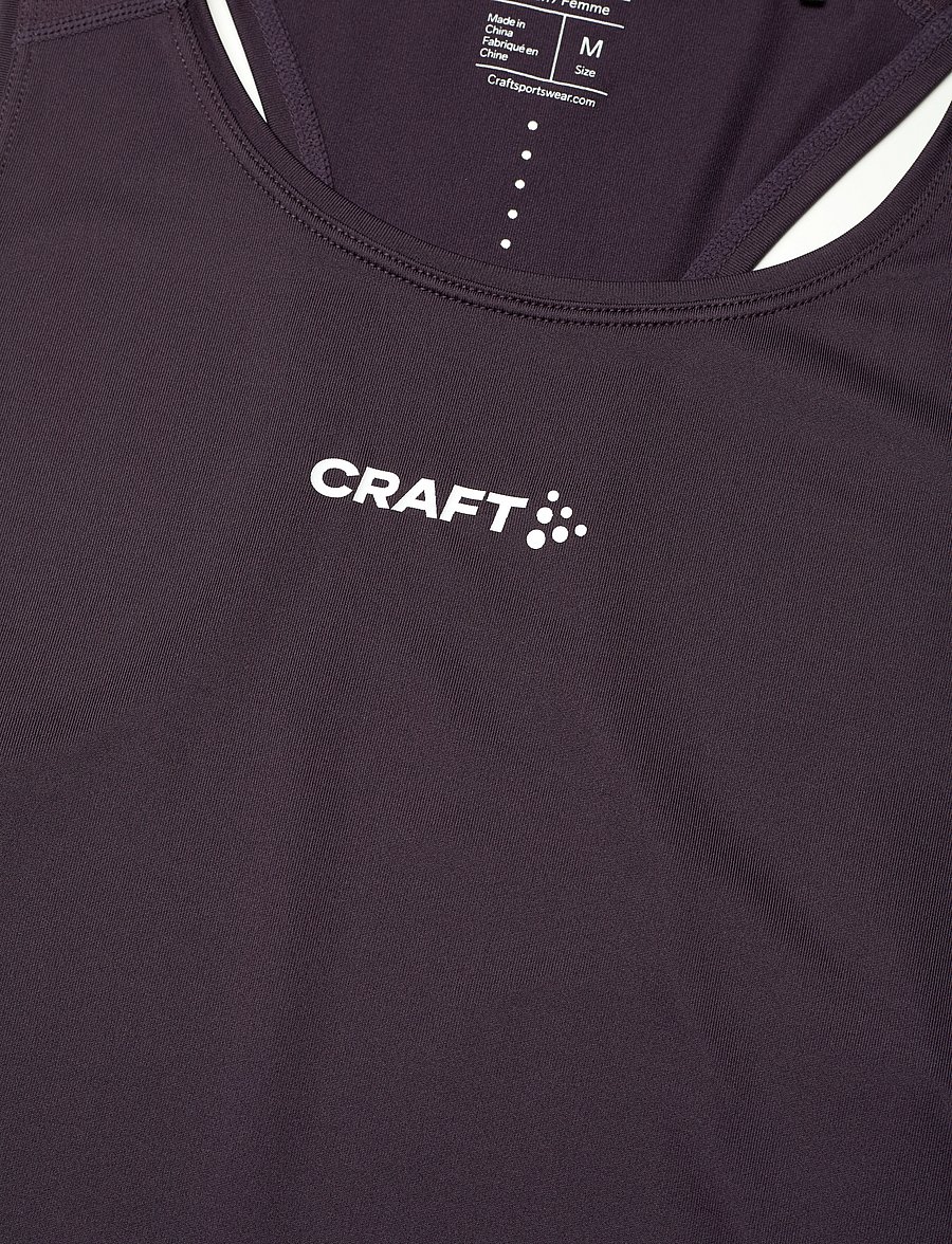 Craft - Adv Essence Singlet 2 W - tank tops - dk plum - 2