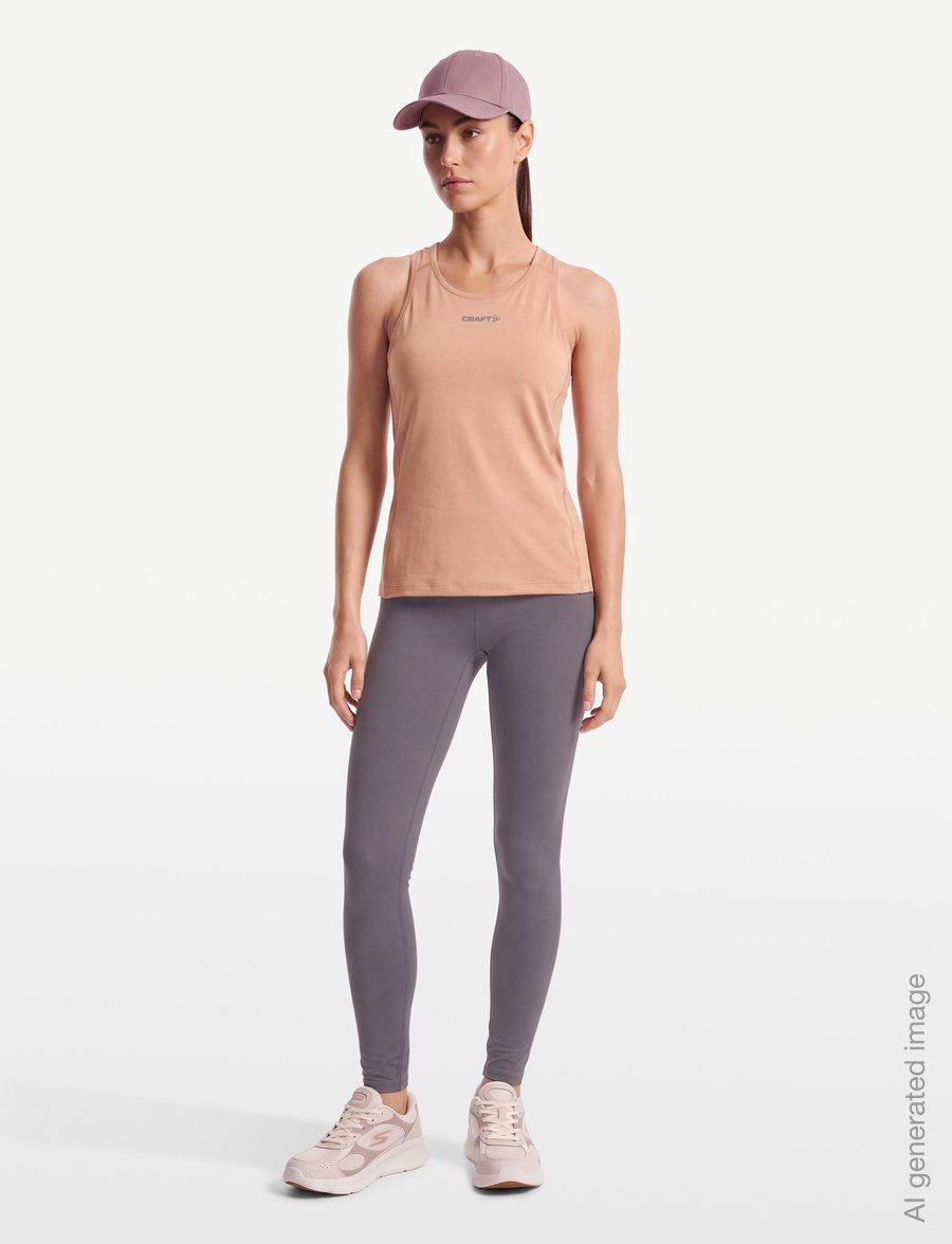 Craft - ADV Essence Singlet 2 W - tank tops - light syrup - 0