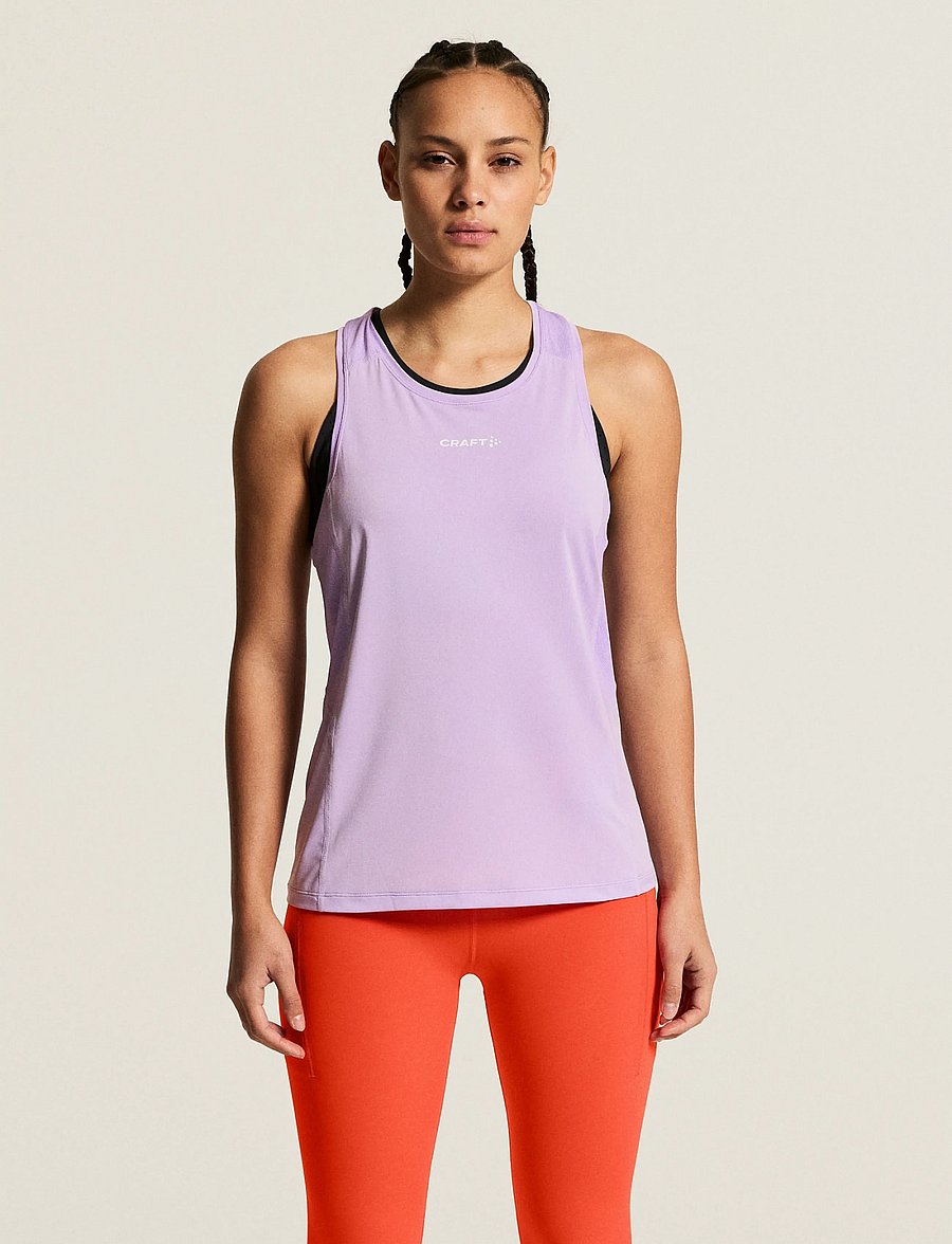 Craft - ADV ESSENCE SINGLET 2 W - tank tops - lilac - 0