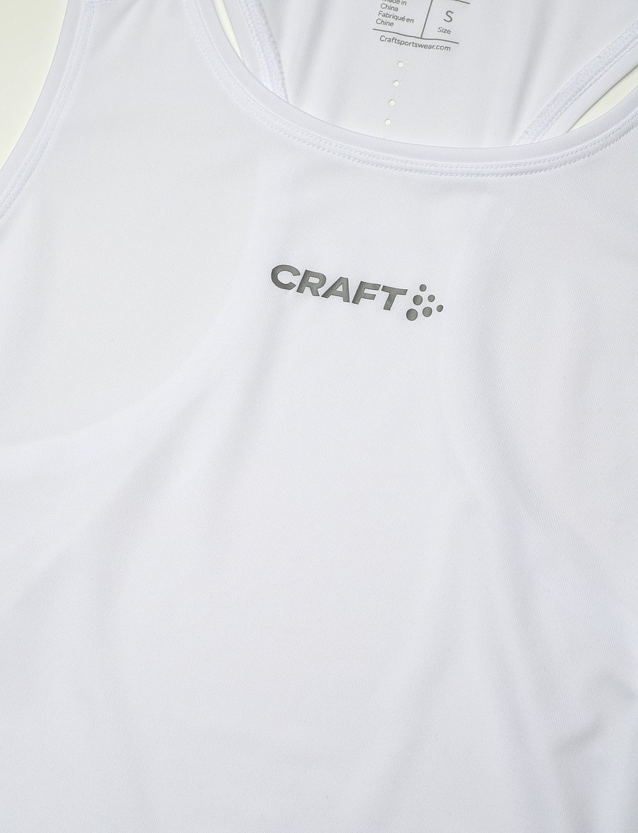 Craft - Adv Essence Singlet 2 W - tank tops - white - 2
