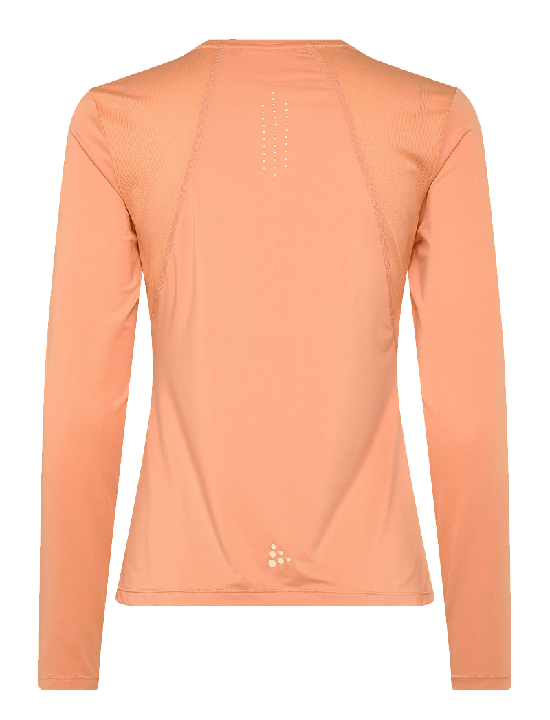 Craft - Adv Essence Ls Tee 2 W - langærmede t-shirts - apricot - 1