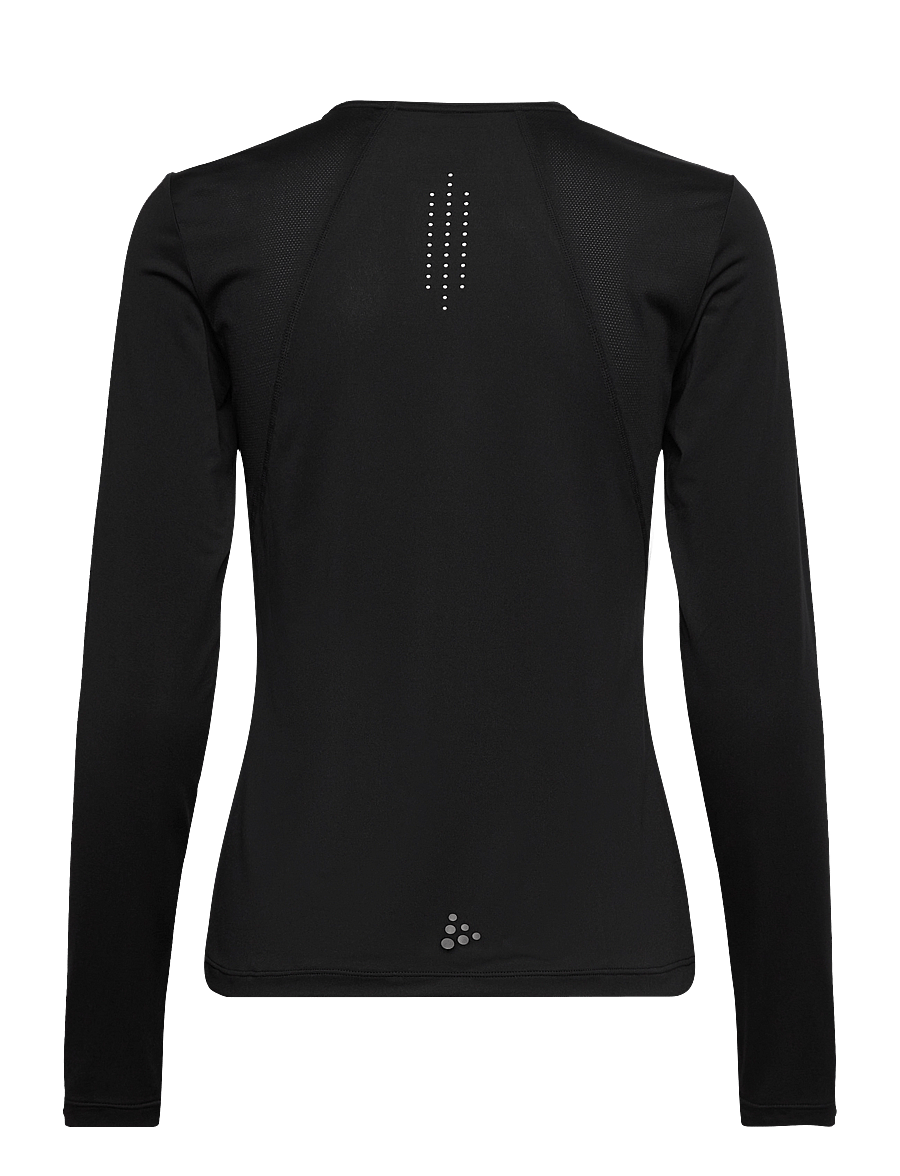 Craft - Adv Essence Ls Tee 2 W - langarmshirts - black - 2