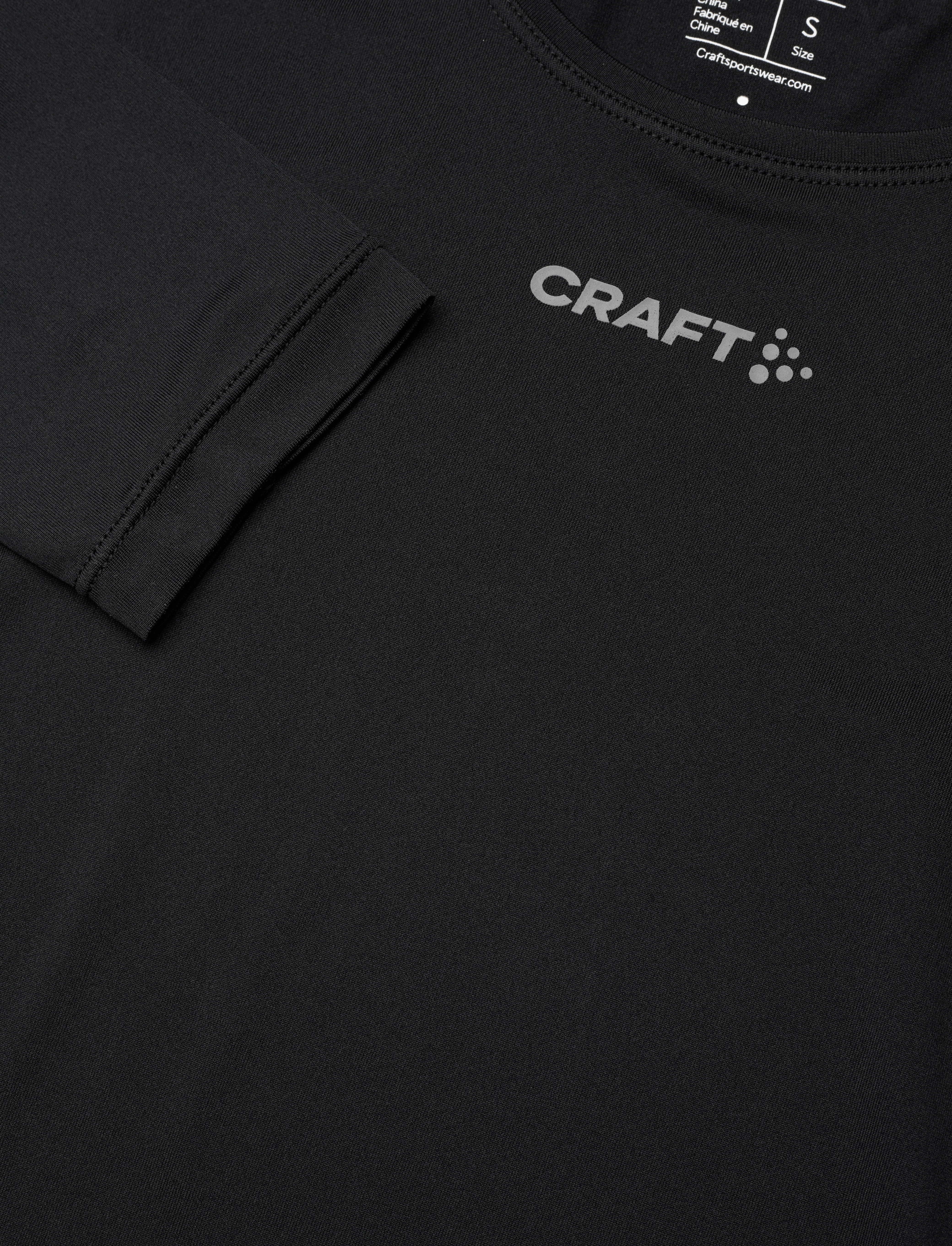 Craft - Adv Essence Ls Tee 2 W - sports tops - black - 5