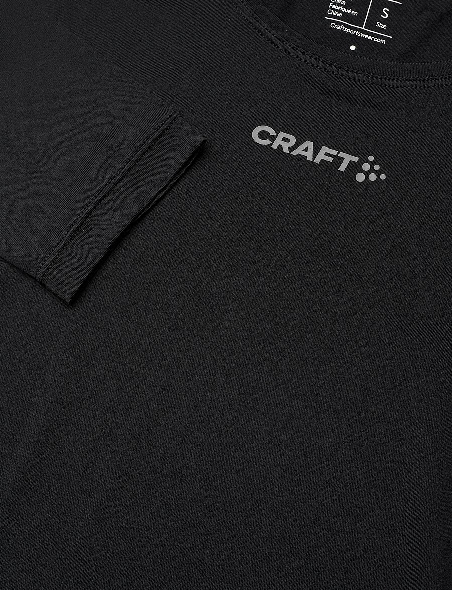 Craft - Adv Essence Ls Tee 2 W - langarmshirts - black - 5