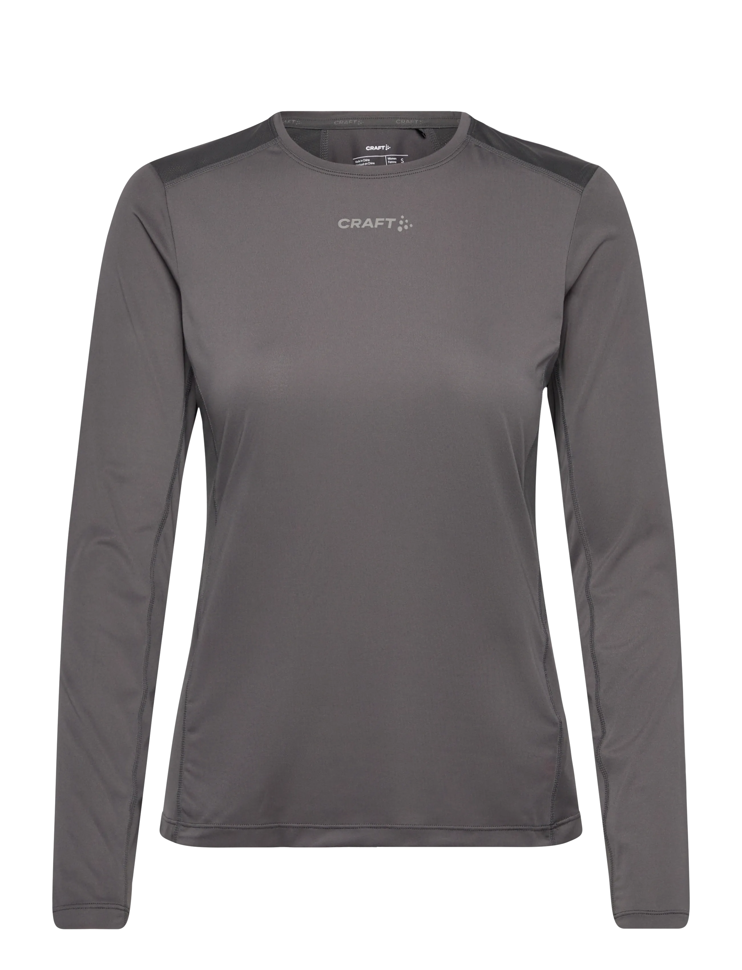 Craft Adv Essence Ls Tee 2 W - Overdele - GRANITE / grey