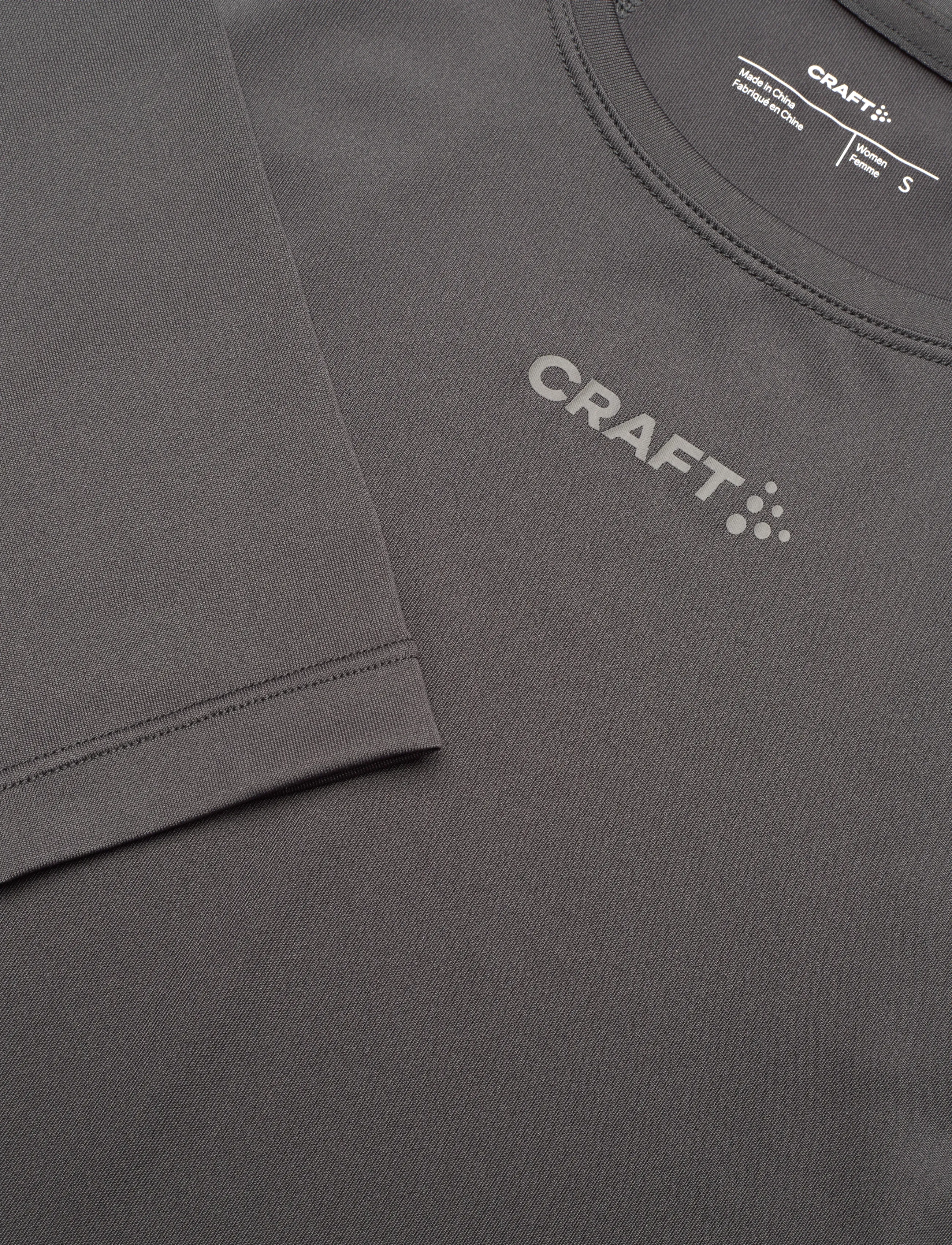 Craft - Adv Essence Ls Tee 2 W - langarmshirts - granite - 2