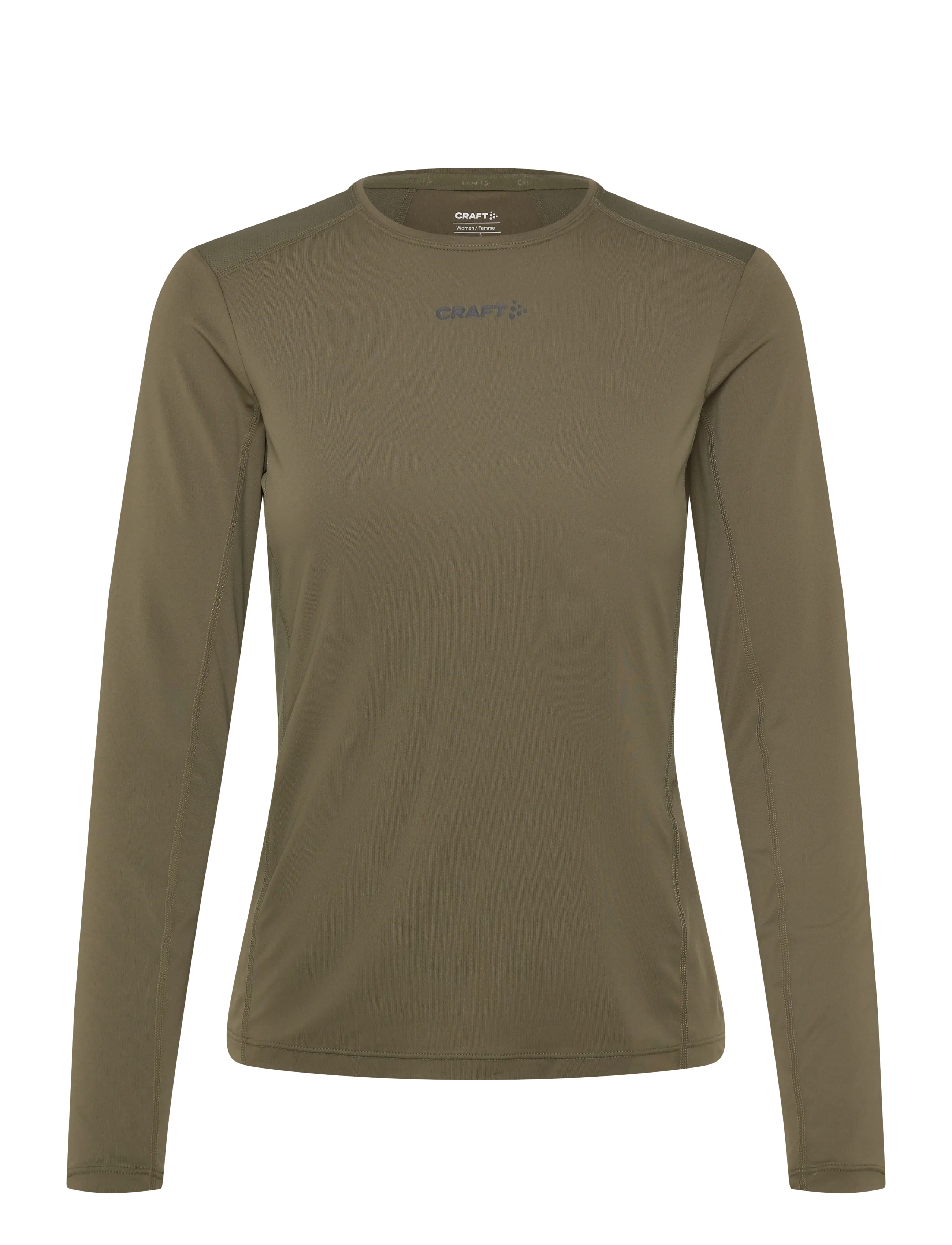 Craft Adv Essence Ls Tee 2 W, Kvinder, Langærmet Trænings T-Shirt, Kakigrøn, Str: S