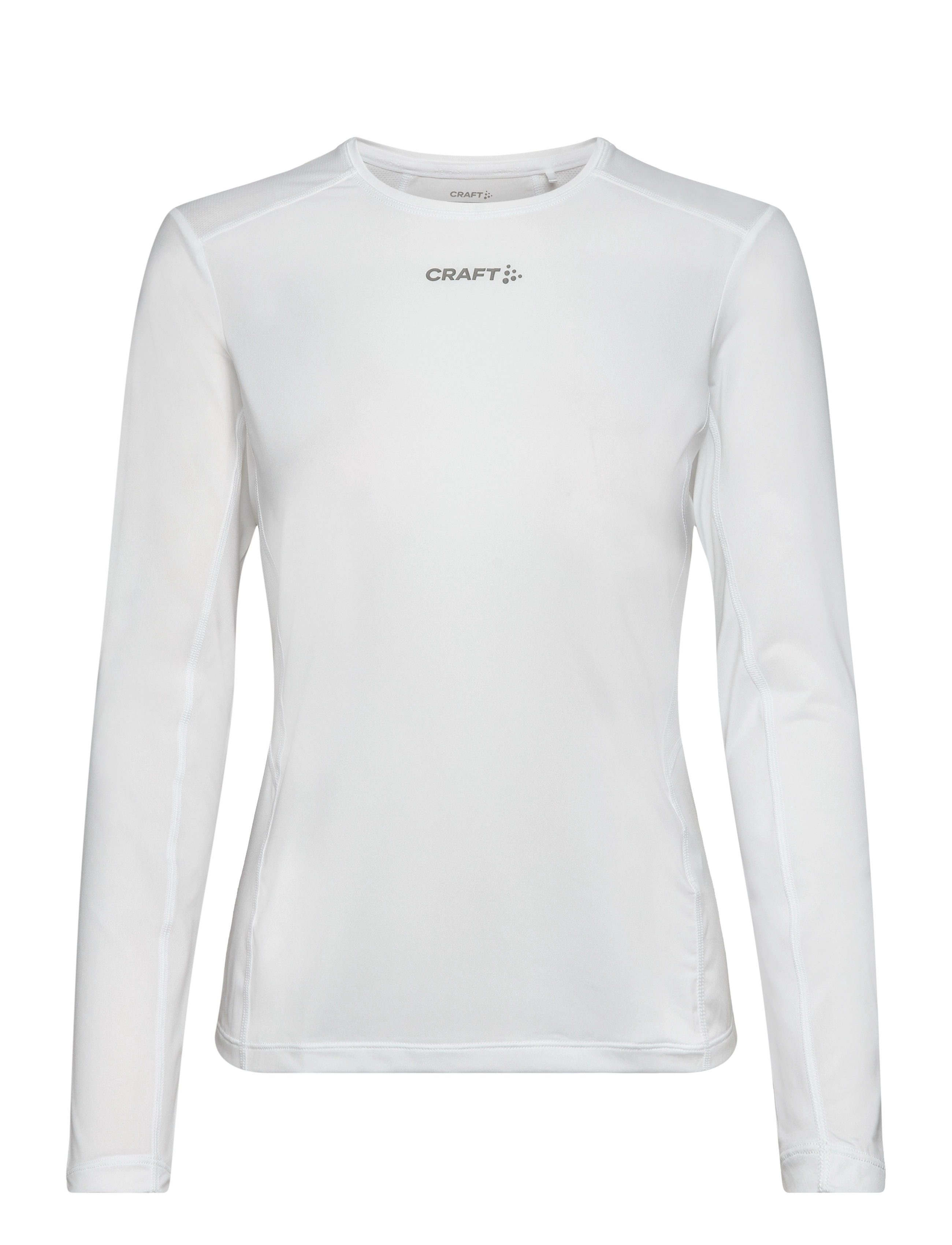 Craft ADV ESSENCE LS TEE 2 W - Kläder - WHITE / white