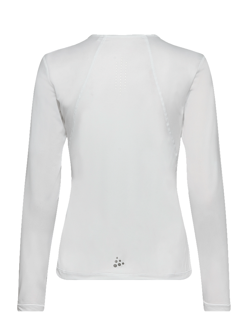 Craft - Adv Essence Ls Tee 2 W - långärmade tröjor - white - 2