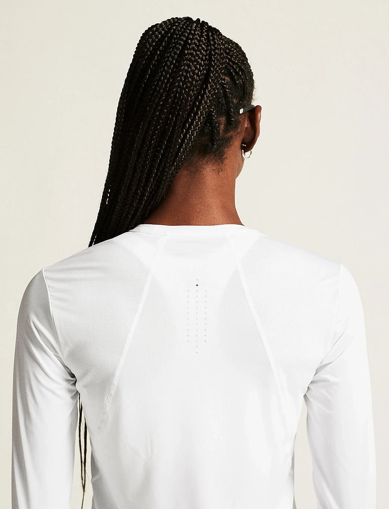 Craft - Adv Essence Ls Tee 2 W - långärmade tröjor - white - 3