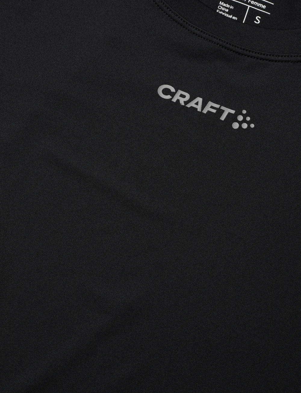 Craft - Adv Essence Ss Tee 2 W - t-shirts - black - 2