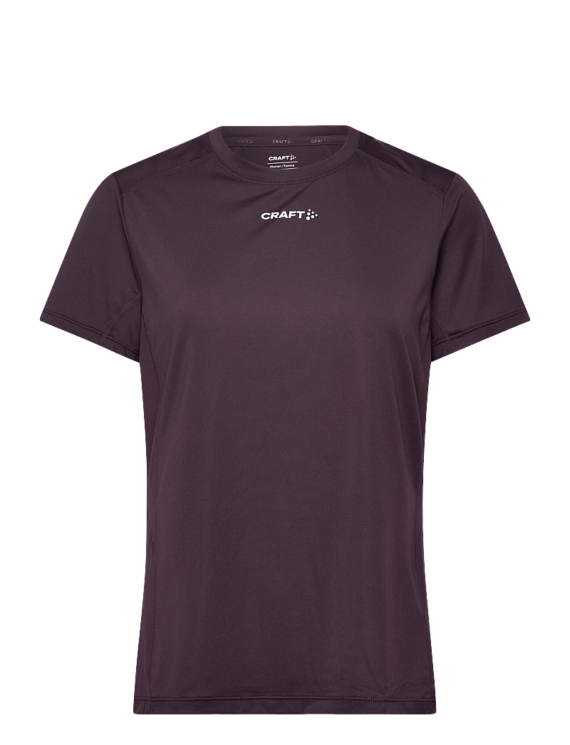 Craft - ADV ESSENCE SS TEE 2 W - t-shirts - dk plum - 0