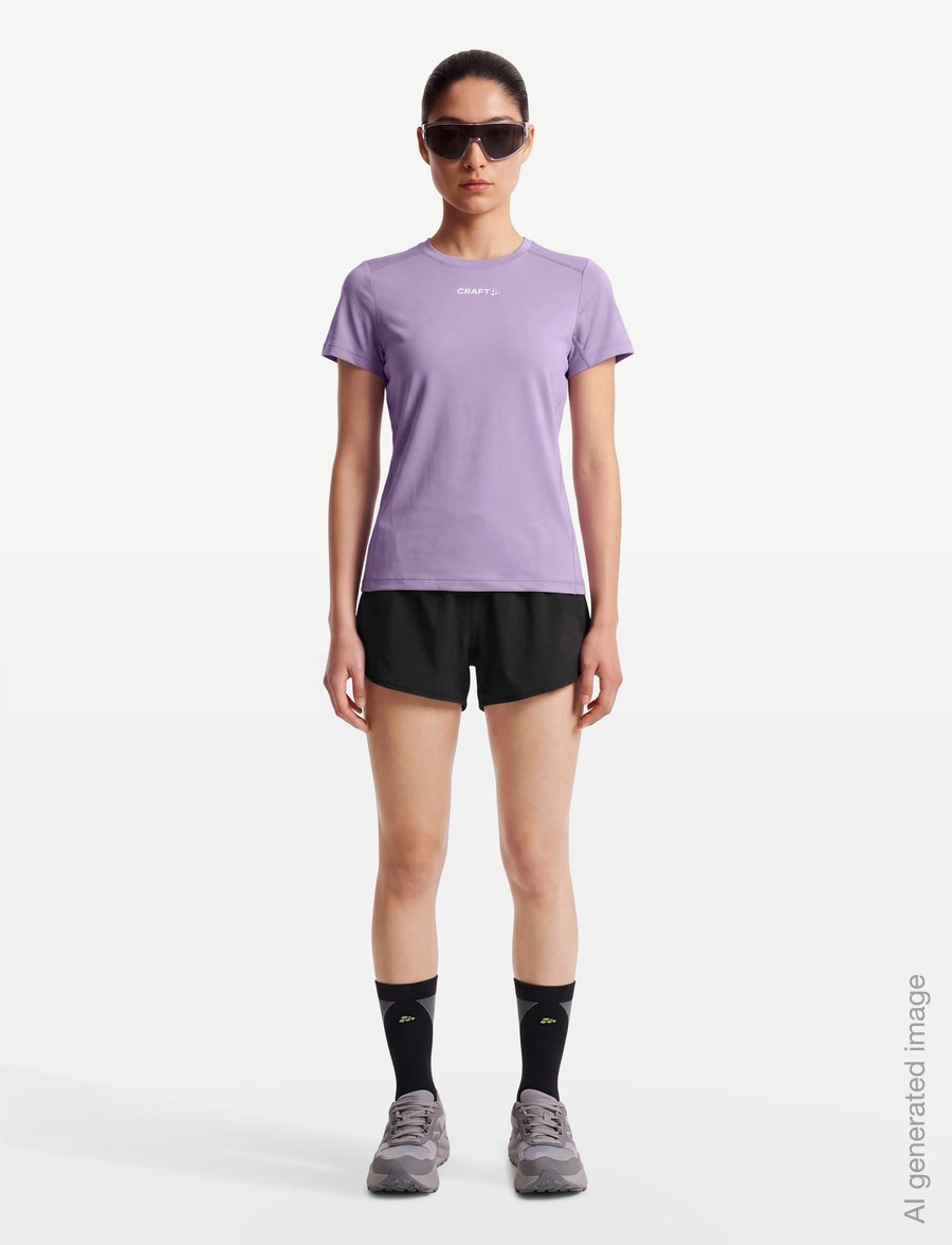 Craft - ADV Essence Ss Tee 2 W - t-shirts - lilac - 0