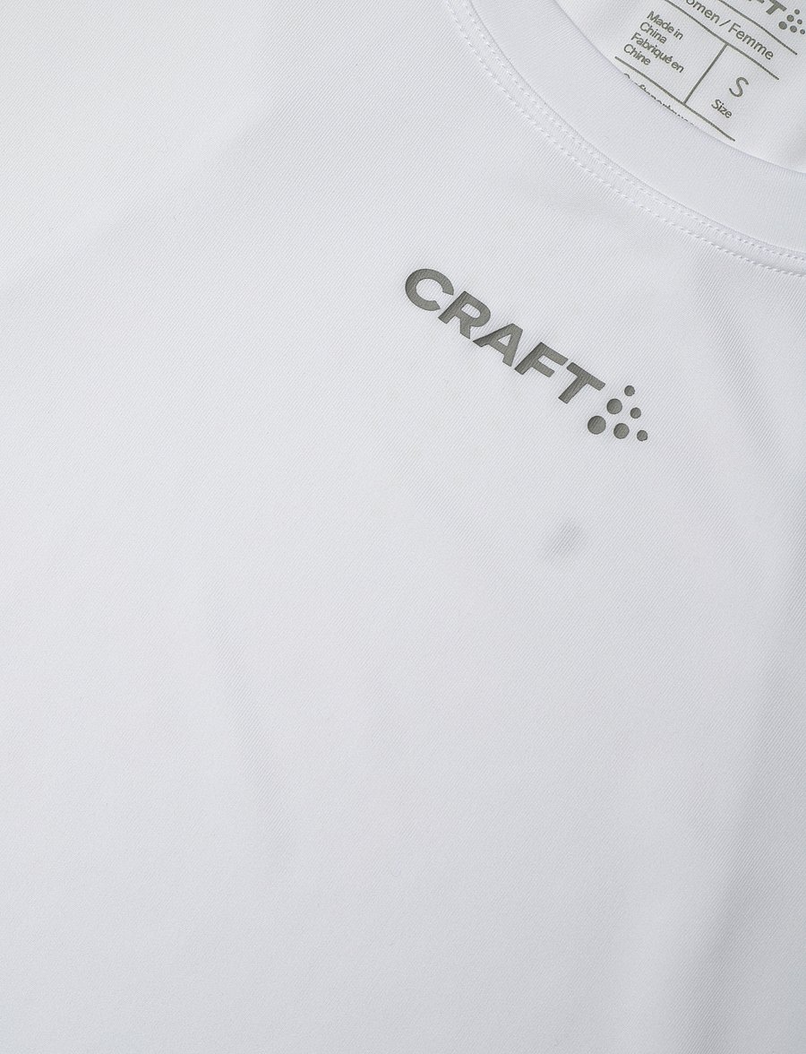 Craft - ADV ESSENCE SS TEE 2 W - t-shirts - white - 2