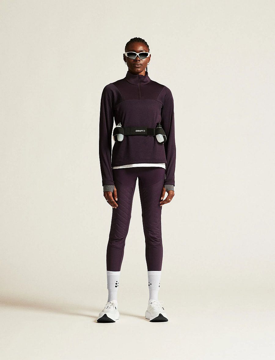 Craft - Gain Thermal Midlayer W - oberteile - dk plum - 0
