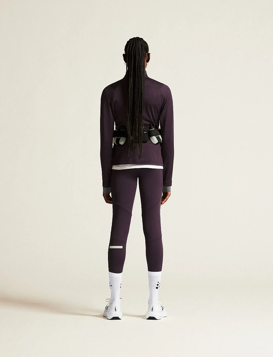 Craft - Gain Thermal Midlayer W - oberteile - dk plum - 3