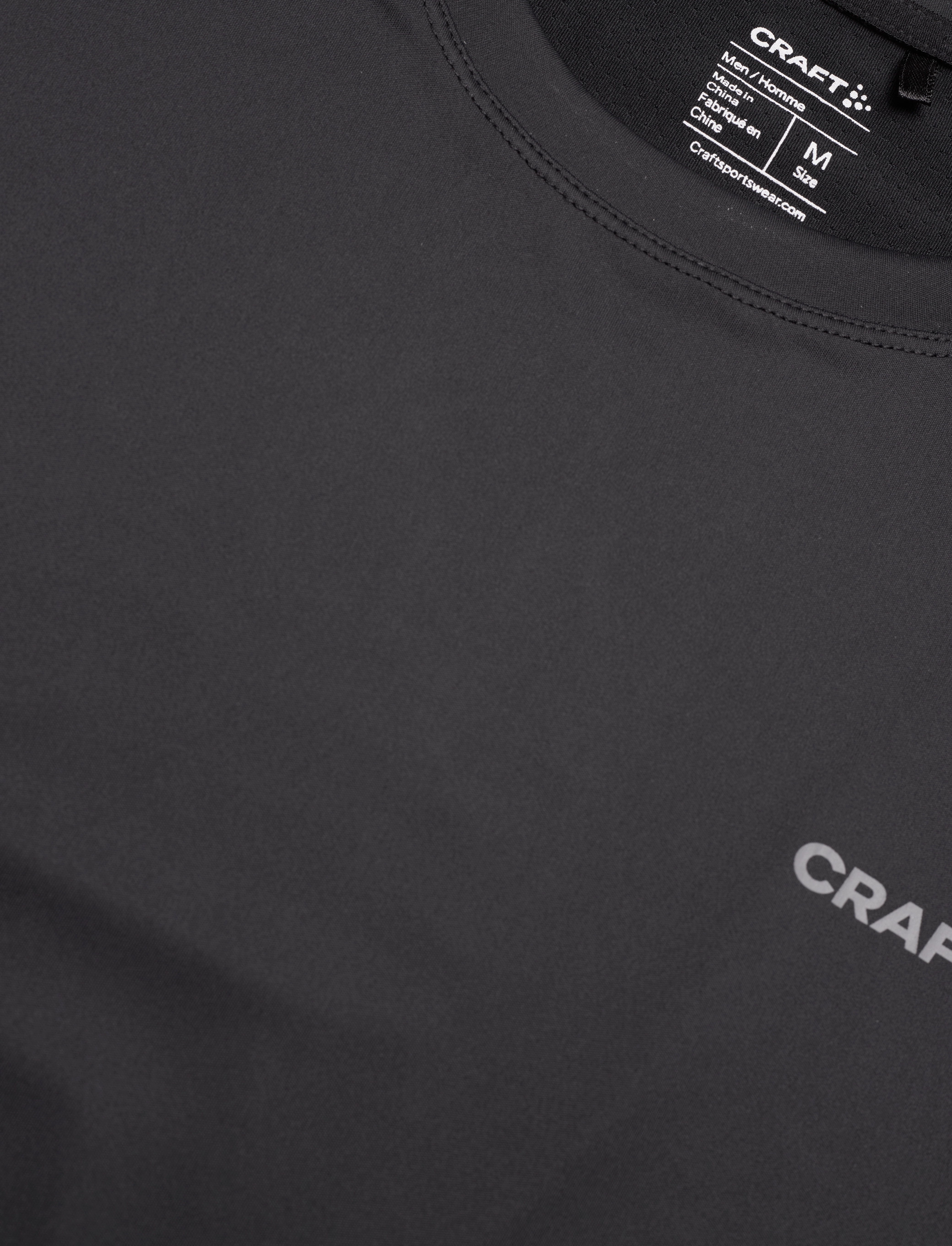 Craft - Core Essence Ss Tee 2 M - t-shirts - black - 2