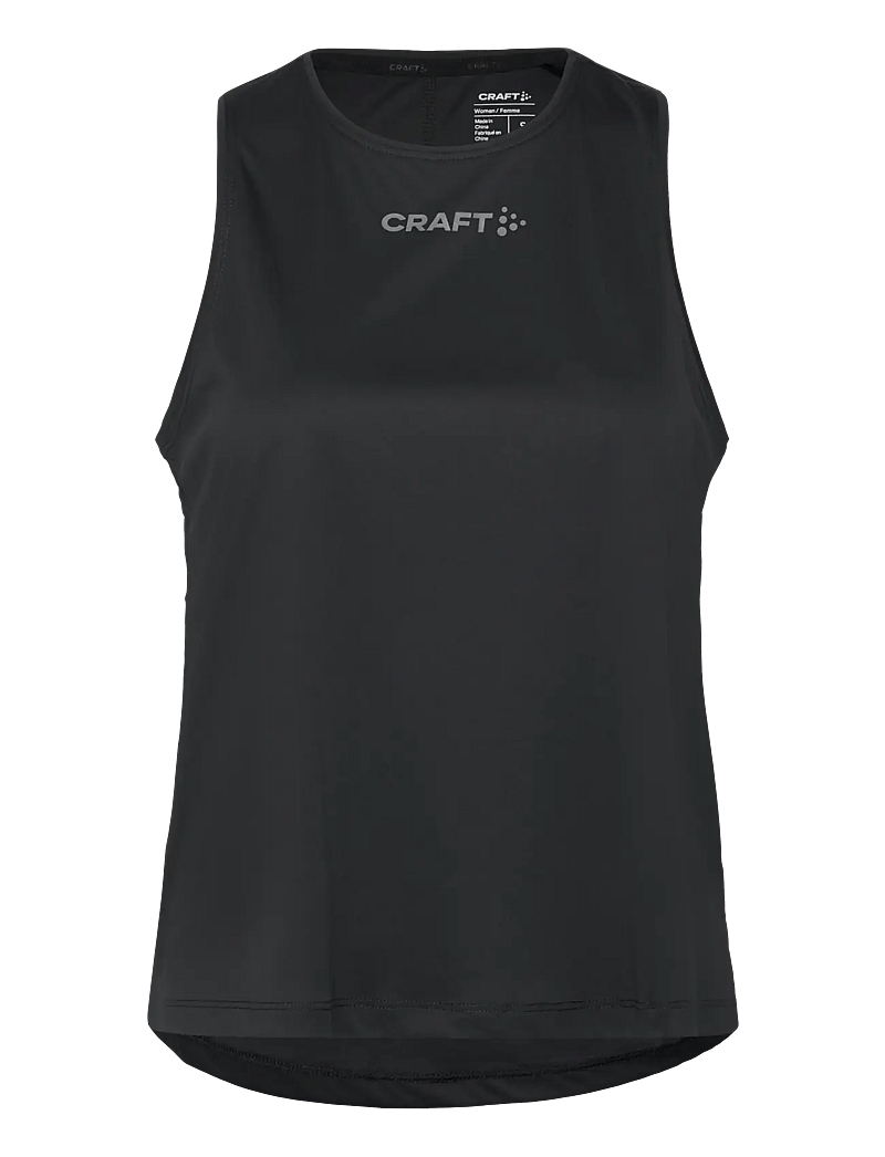 Craft - CORE ESSENCE SINGLET 2 W - Õlapaeltega pluusid - black - 1
