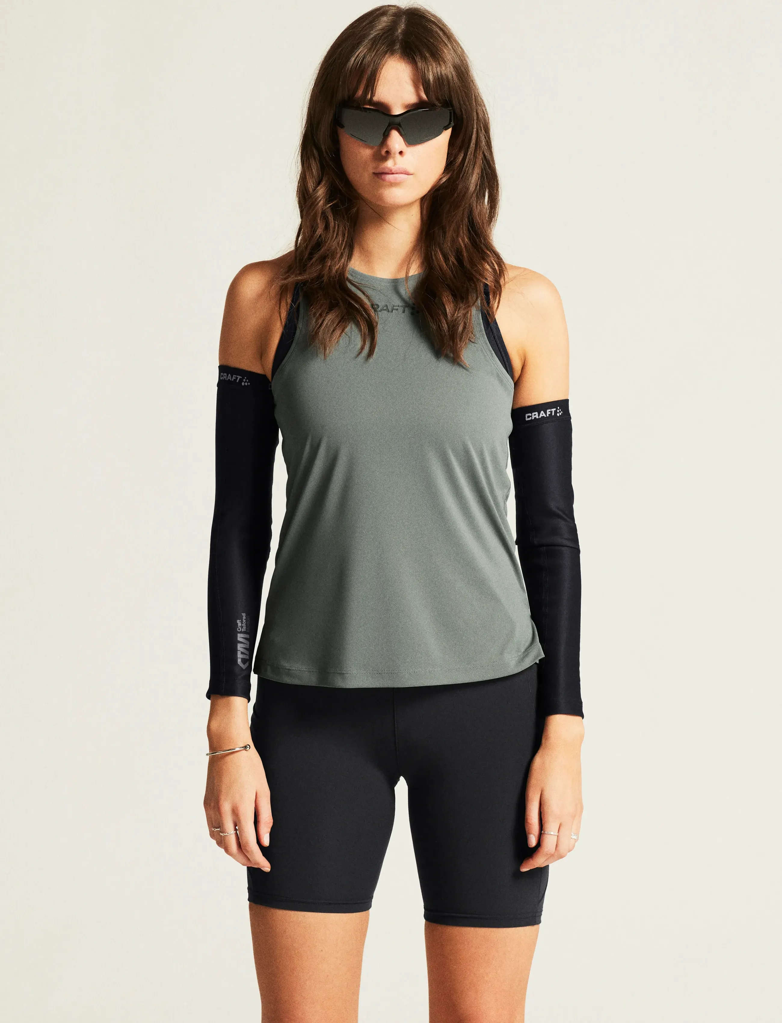 Craft CORE ESSENCE SINGLET 2 W - Treenitopit - LEAF / grey