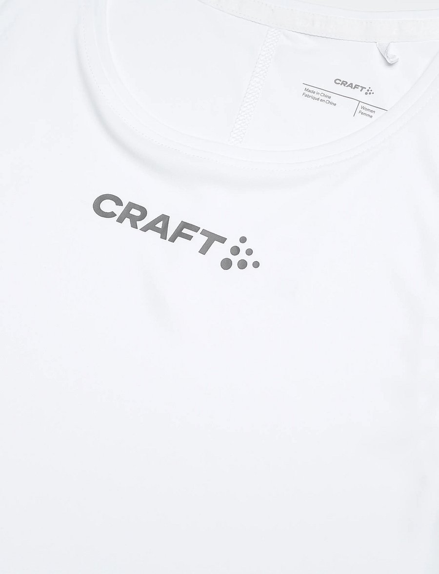 Craft - Core Essence Singlet 2 W - tank tops - white - 4