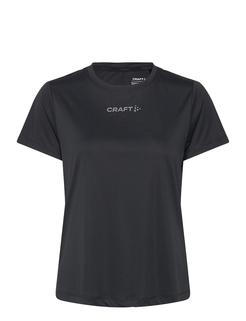 Craft - CORE ESSENCE SS TEE 2 W - t-shirts - black - 1